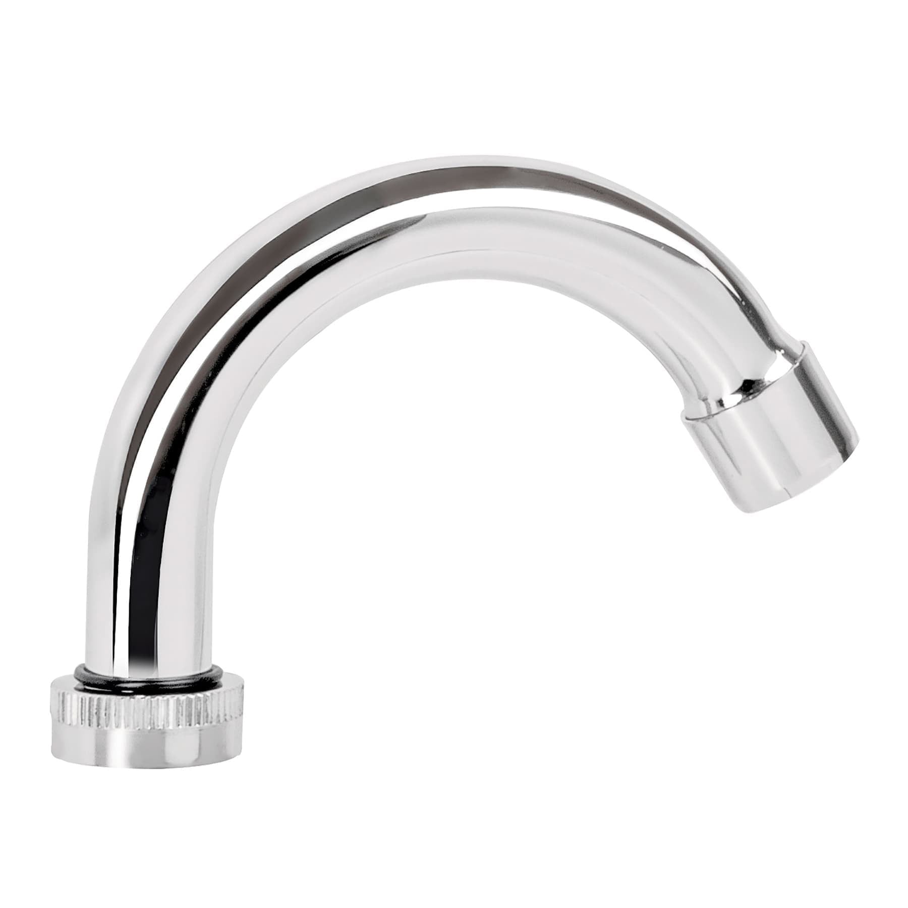 Cuello curvo para mezcladora de lavabo, cromo, BASIC