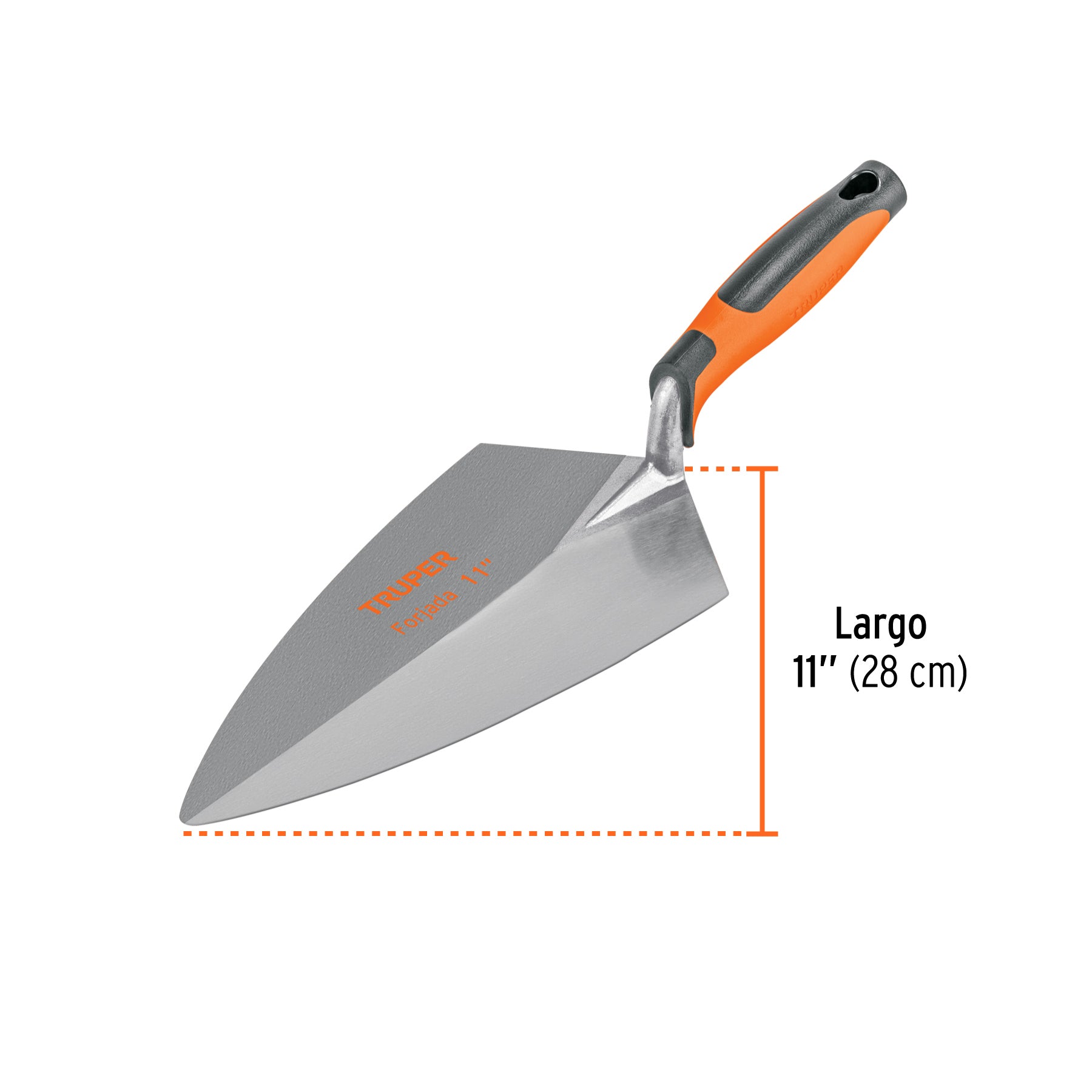 Cuchara para albañil 11" forjada tipo Filadelfia,mgo Comfort