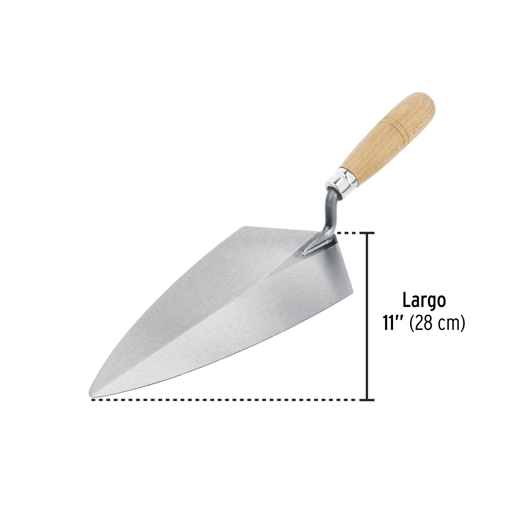 Cuchara para albañil 11" tipo Filadelfia, PRETUL