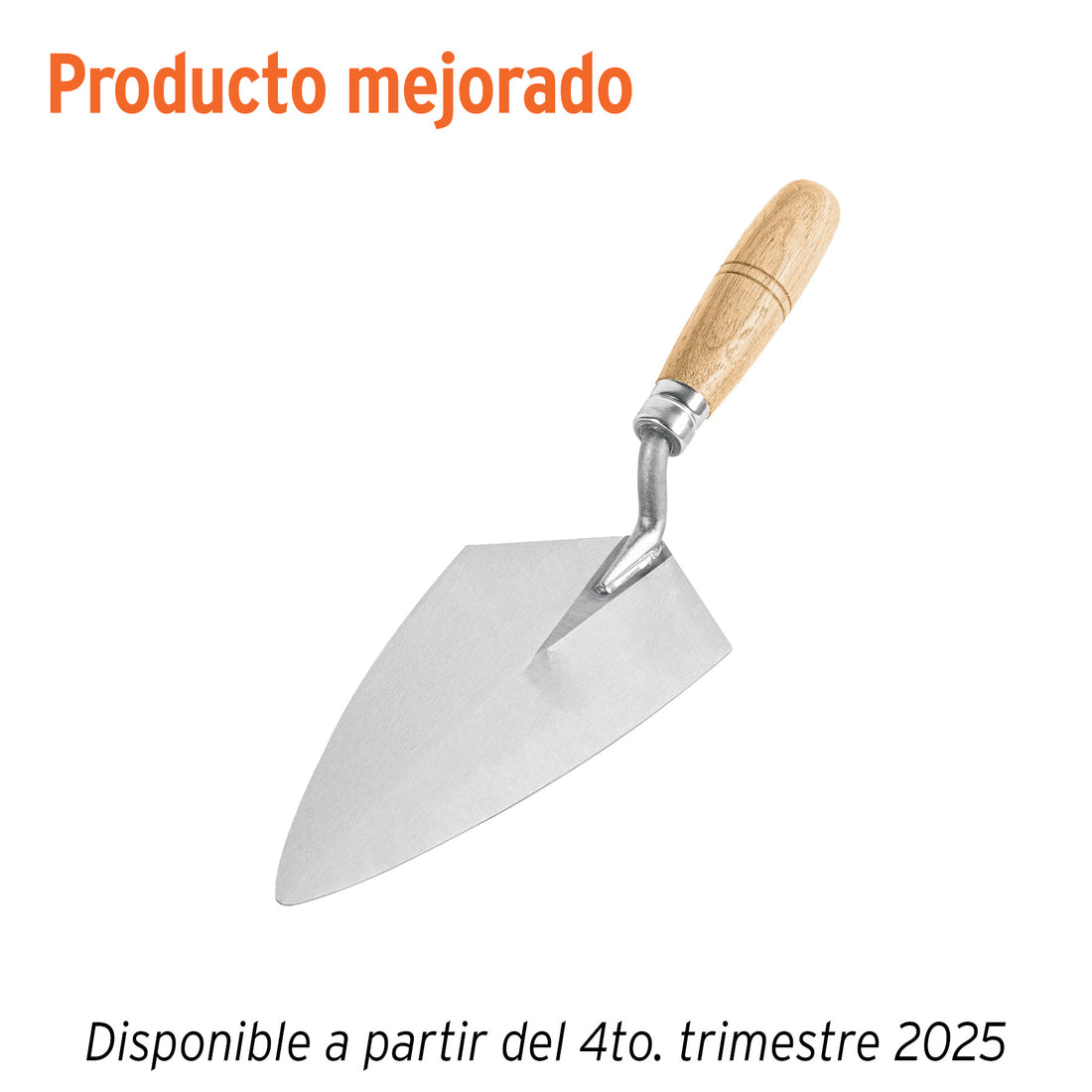 Cuchara para albañil 9" tipo Filadelfia, PRETUL