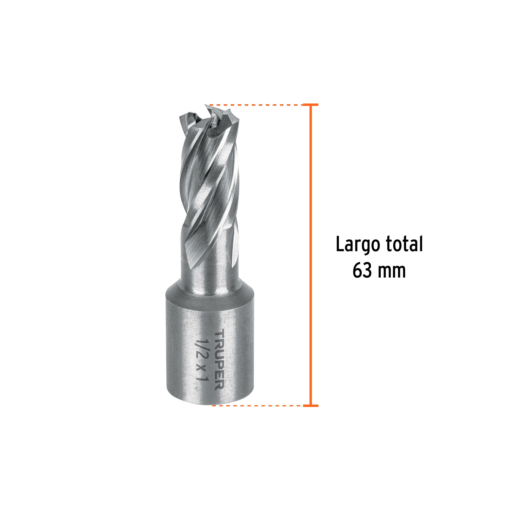 Cortador anular de 1/2" x 1", TRUPER
