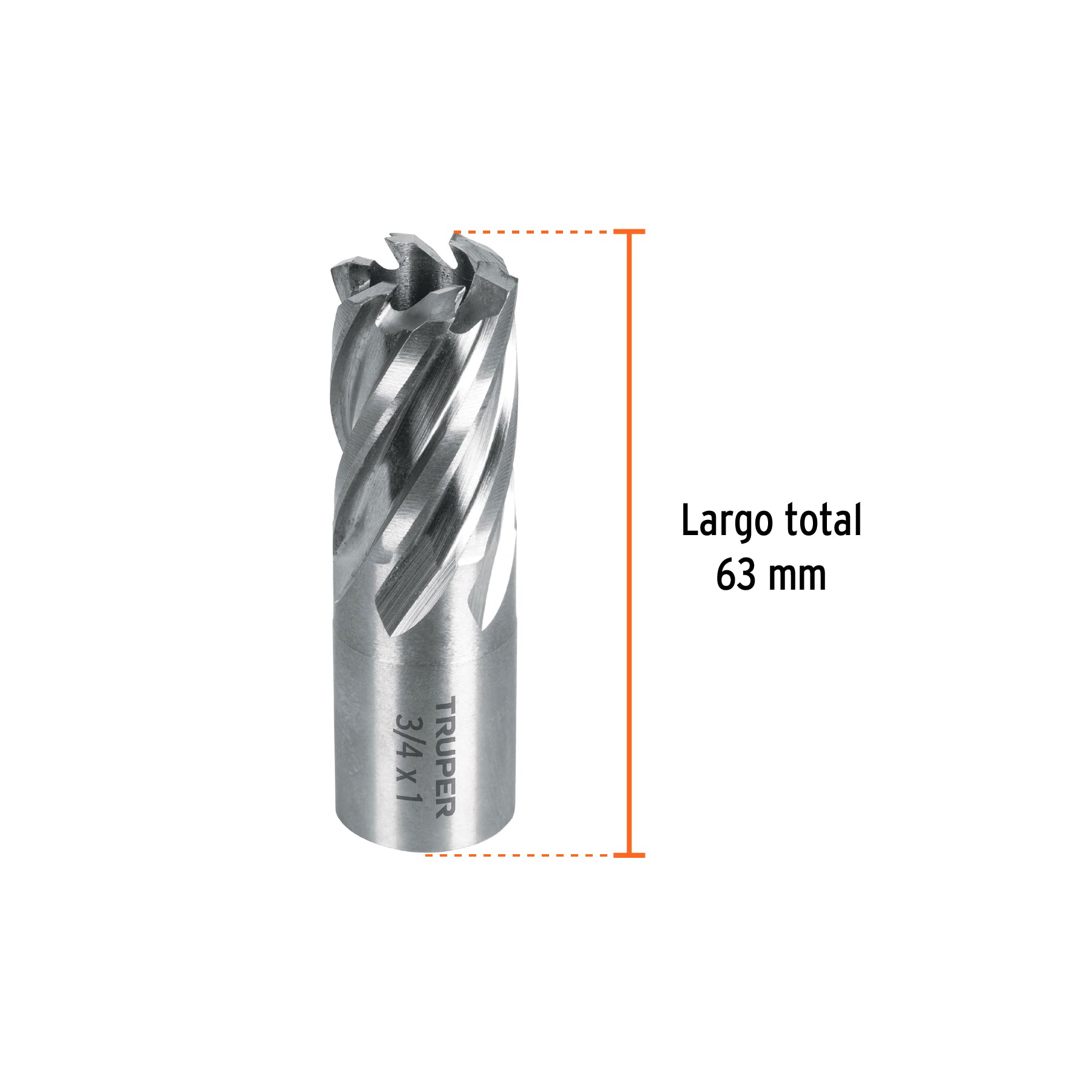 Cortador anular de 3/4" x 1", TRUPER