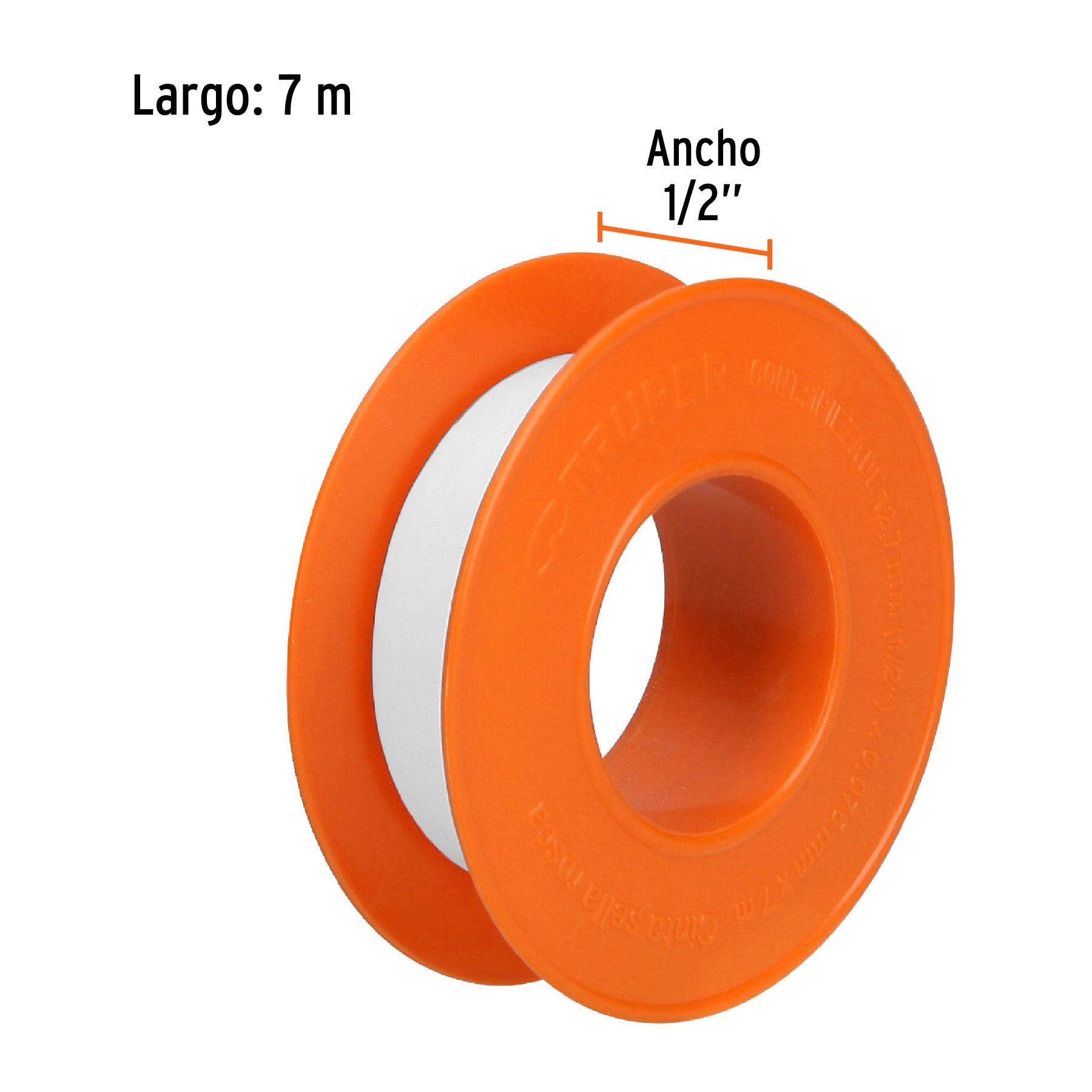 Blíster con 2 cintas sella roscas 1/2" x 7m, uso general
