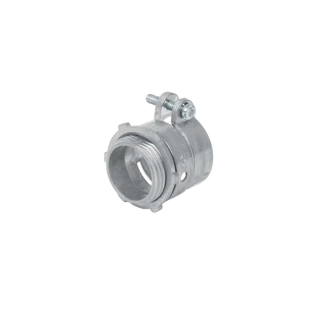 Conector recto 1" para tubo flexible metálico, VOLTECK