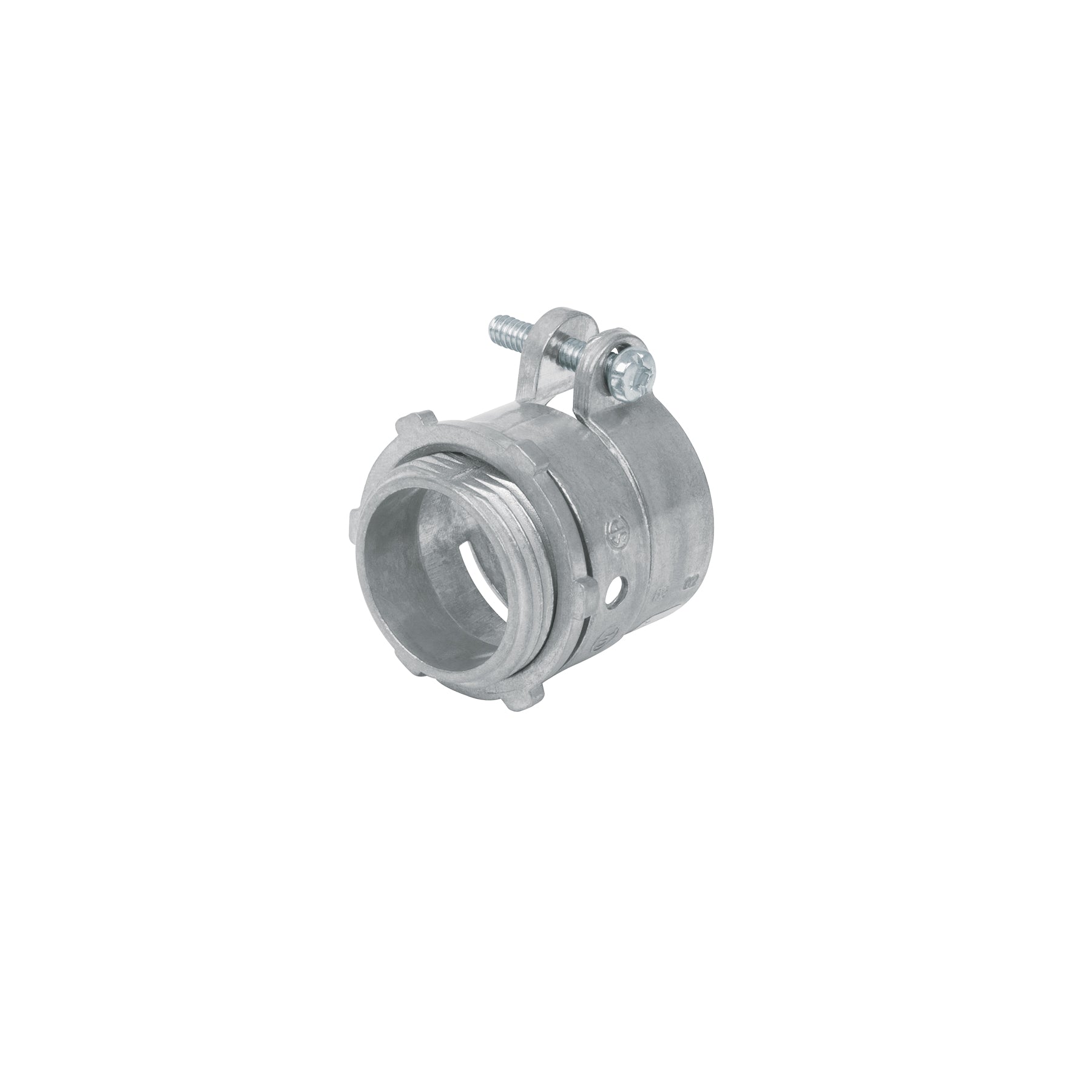 Conector recto 1" para tubo flexible metálico, VOLTECK