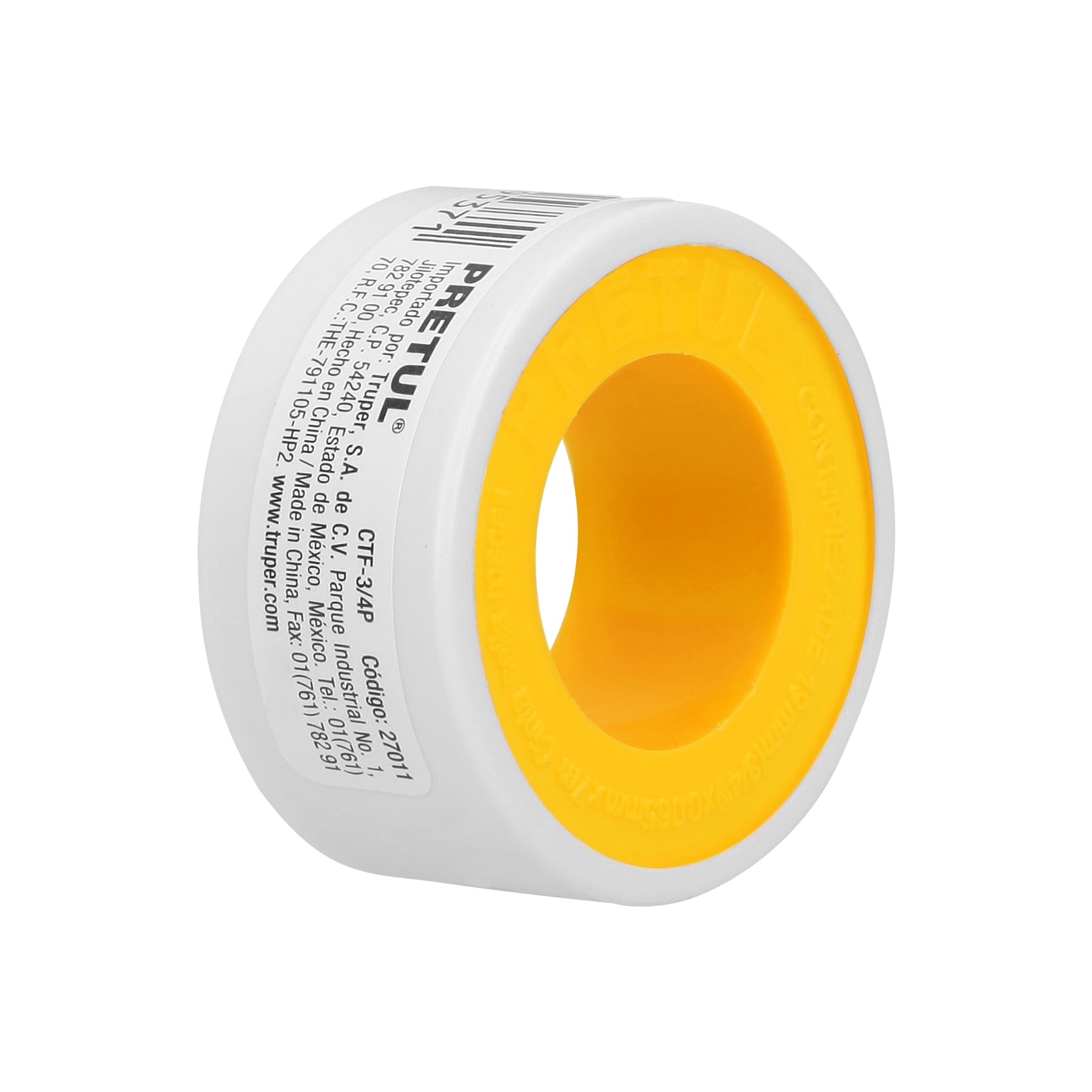 Cinta sella roscas 3/4" x 7m, PRETUL