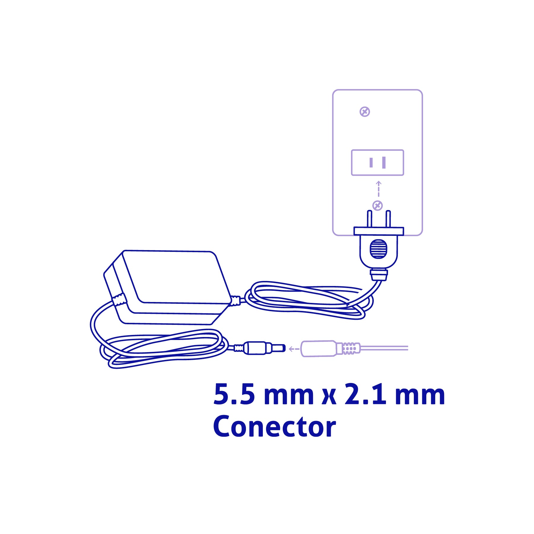 Fuente de Alimentación 12V 2A para CCTV, VOLTECK