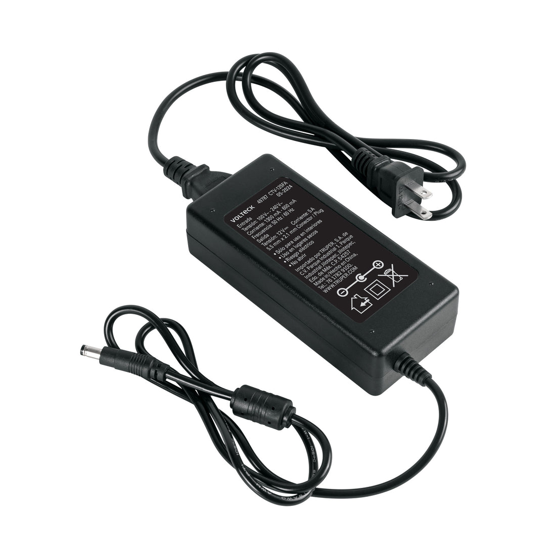 Fuente de Alimentación 12V 5A para CCTV, VOLTECK