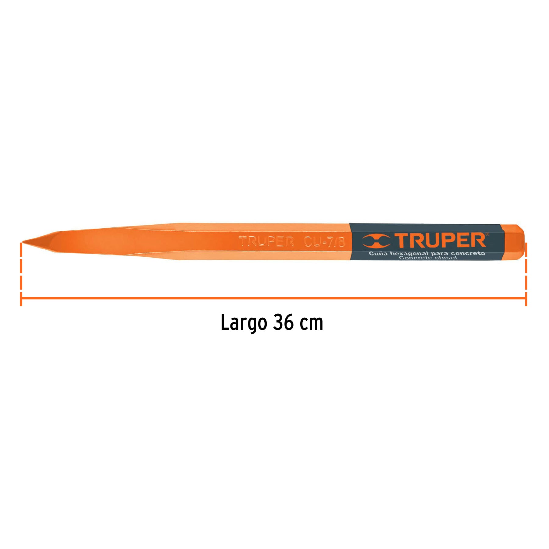 Cuña para concreto de 7/8", TRUPER