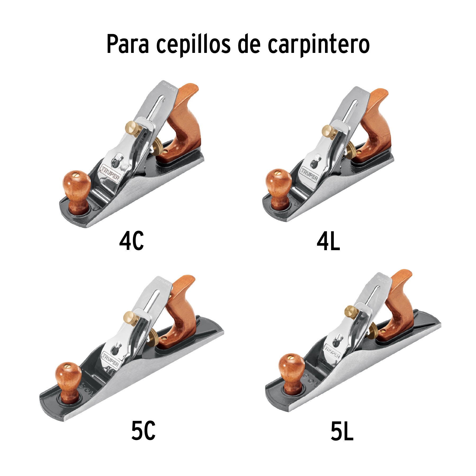 Cuchilla para cepillo de carpintero 4 y 5, TRUPER
