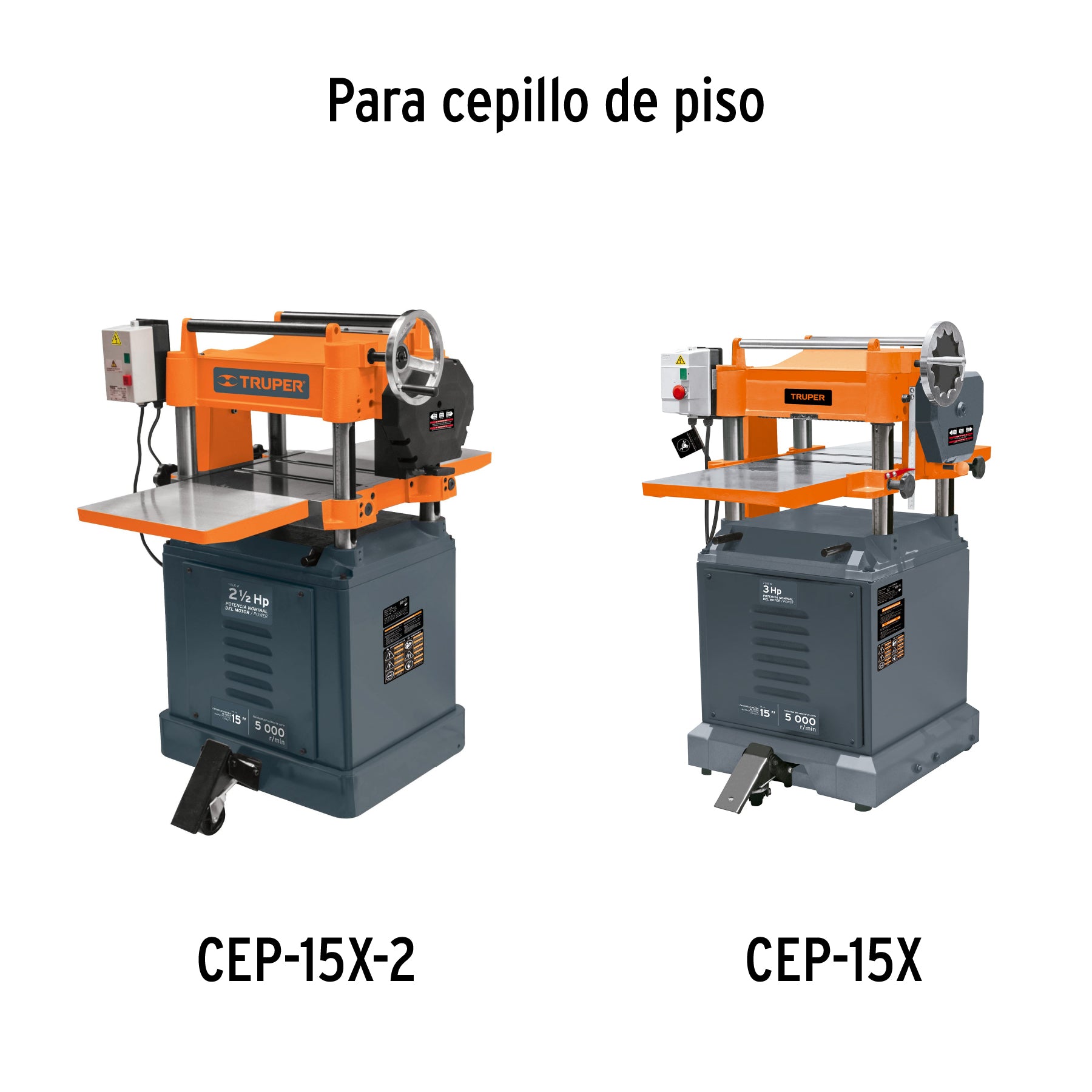 Caja con 3 cuchillas HSS para cepillo de piso CEP-15X