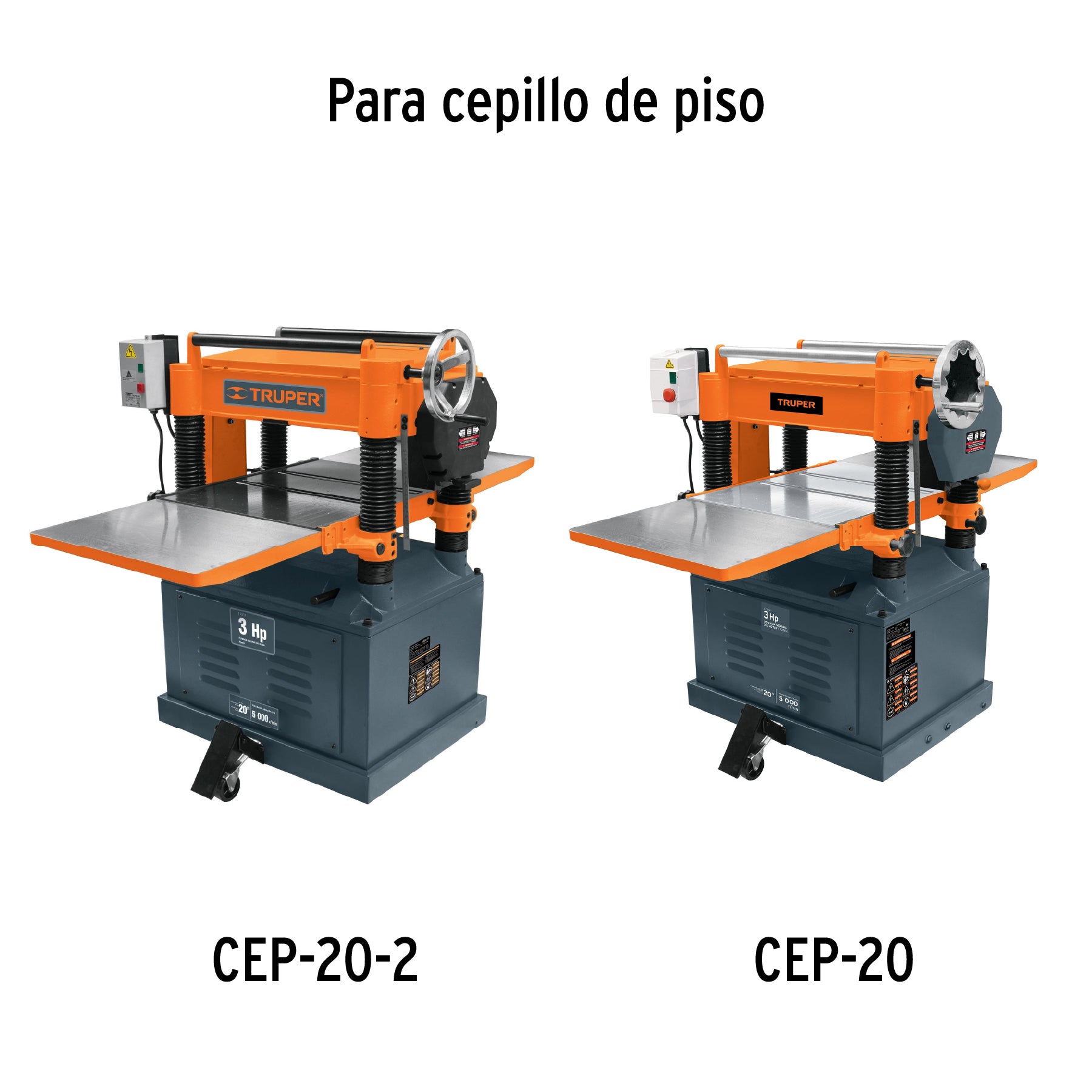 Caja con 4 cuchillas HSS para cepillo de piso CEP-20, TRUPER