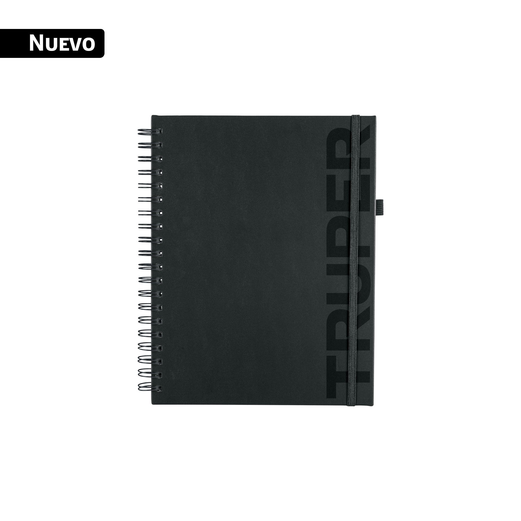 Cuaderno profesional A4 pasta dura espiral 100 hojas, TRUPER