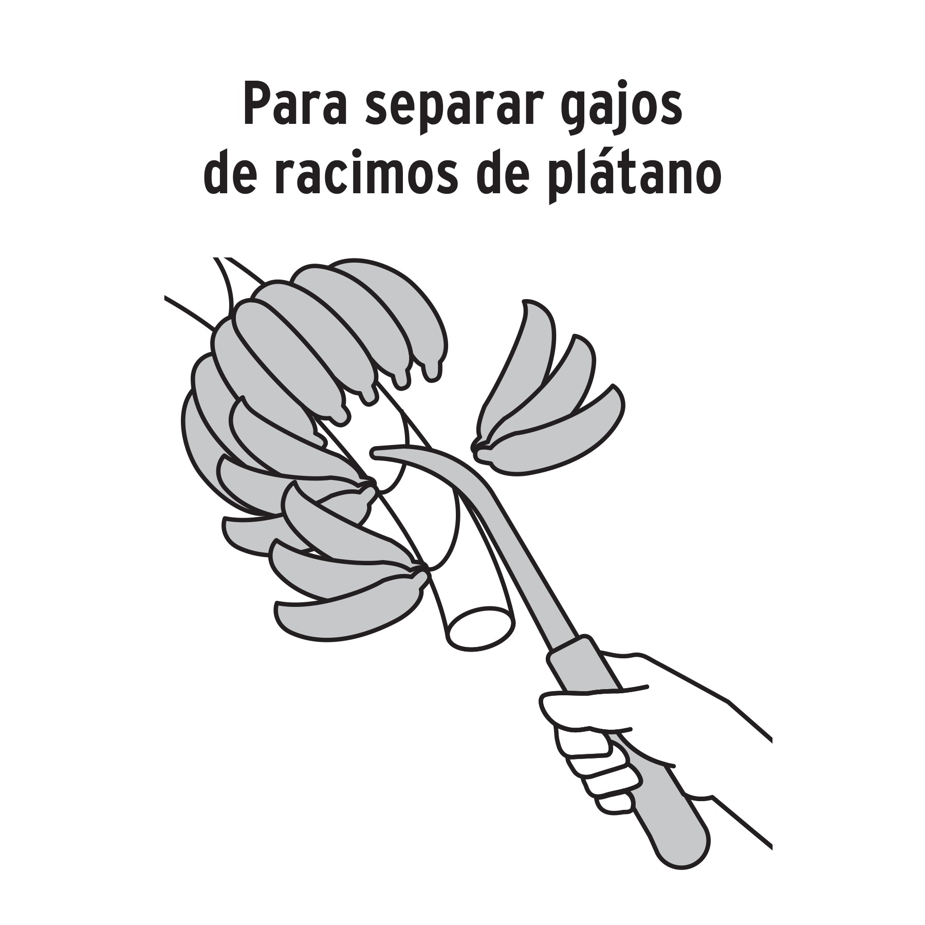 Cuchillo bananero 5", TRUPER