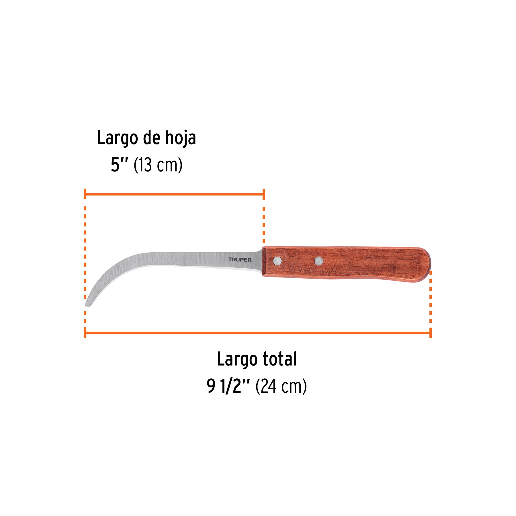 Cuchillo bananero 5", TRUPER