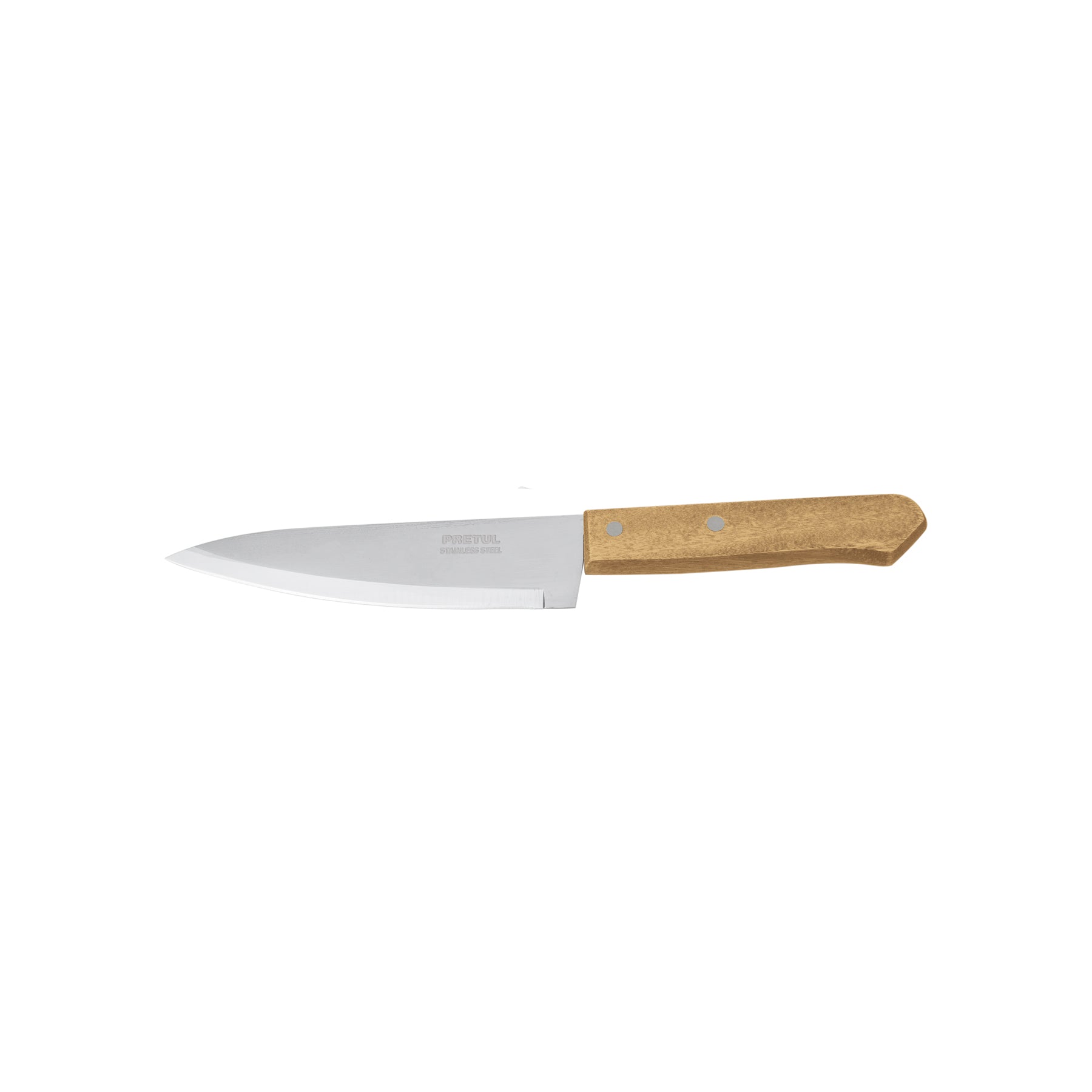 Cuchillo de chef 6" mango de madera, PRETUL