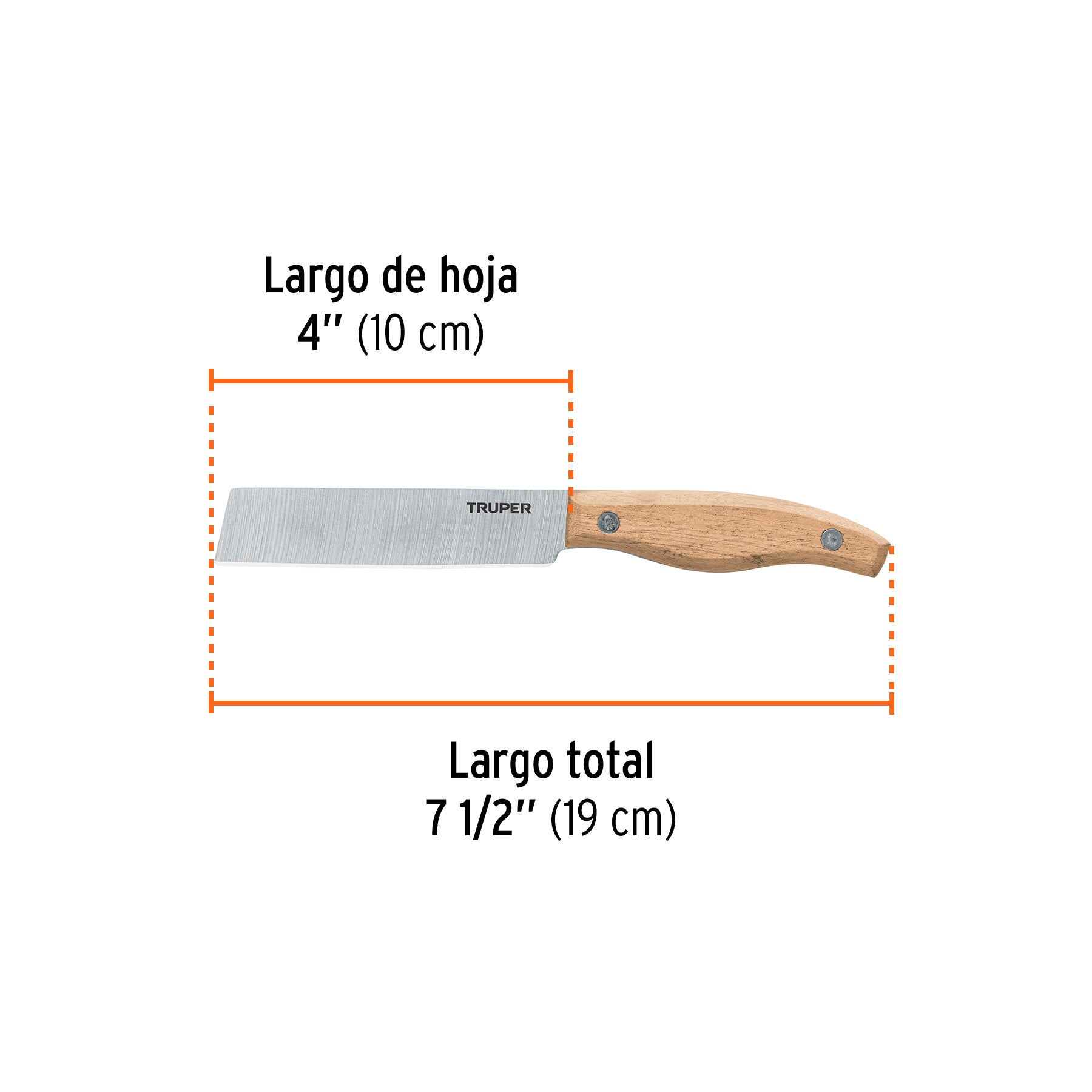 Cuchillo 7-1/2" para electricista, TRUPER