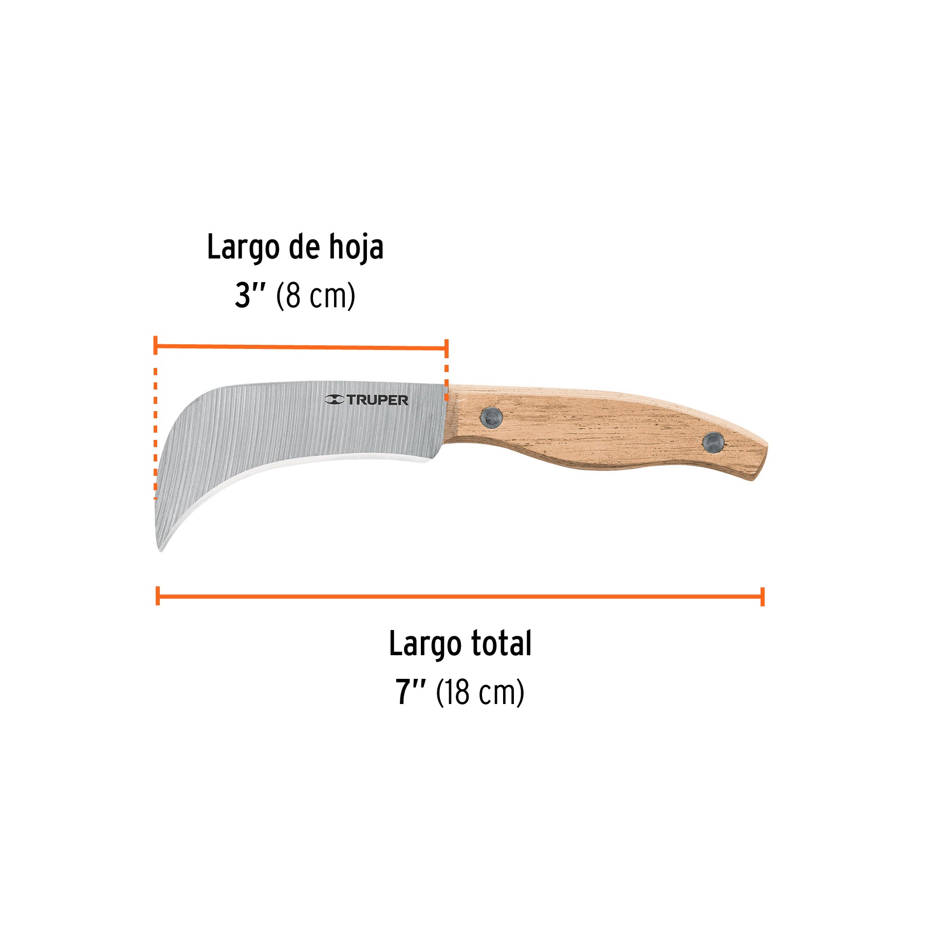 Cuchillo 7" para linóleo, TRUPER