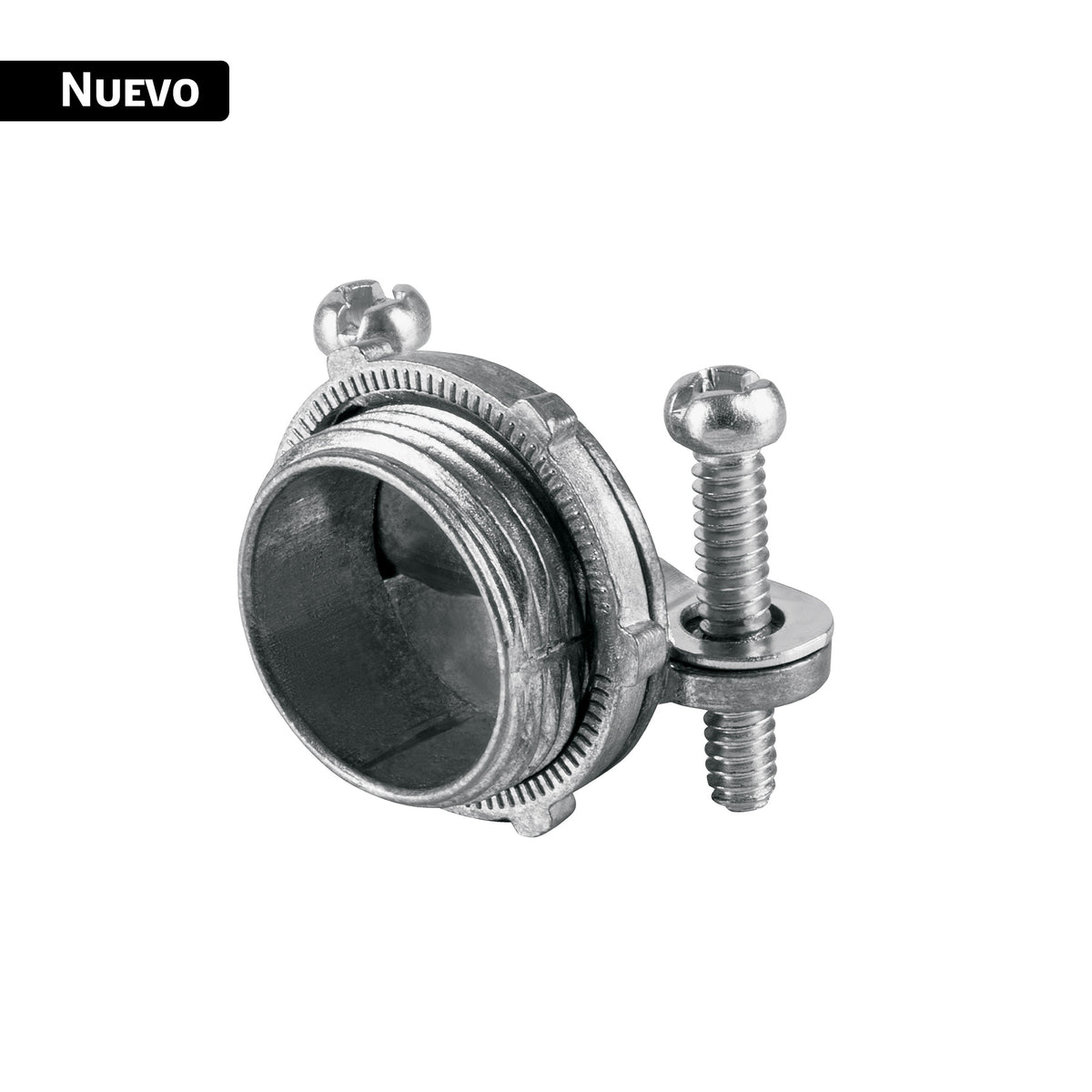 Conector recto 3/4" para cable de uso rudo, VOLTECK
