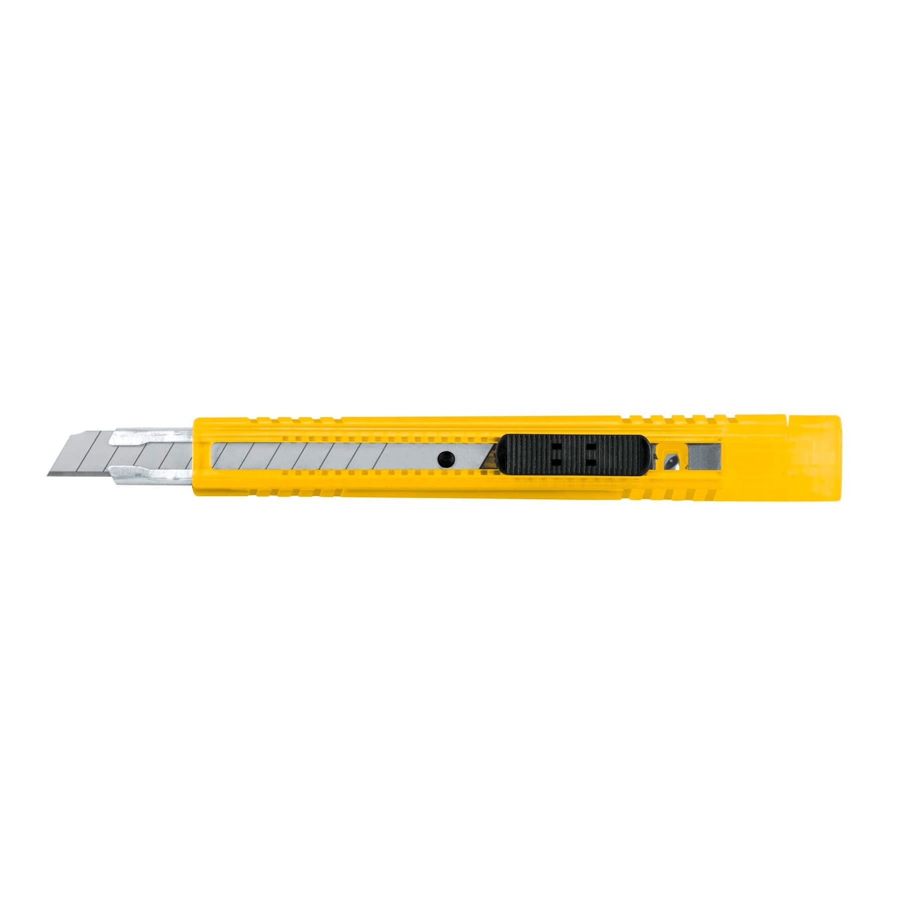 Cutter 9 mm plástico con alma metálica, PRETUL