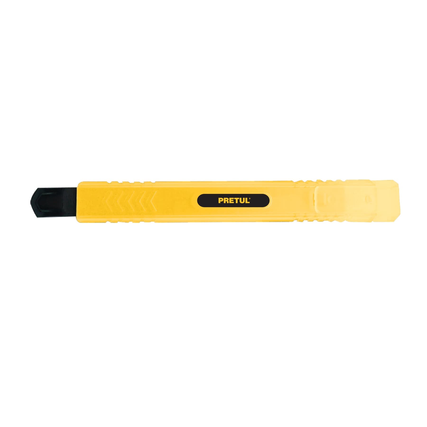 Cutter 9 mm plástico con alma metálica, PRETUL