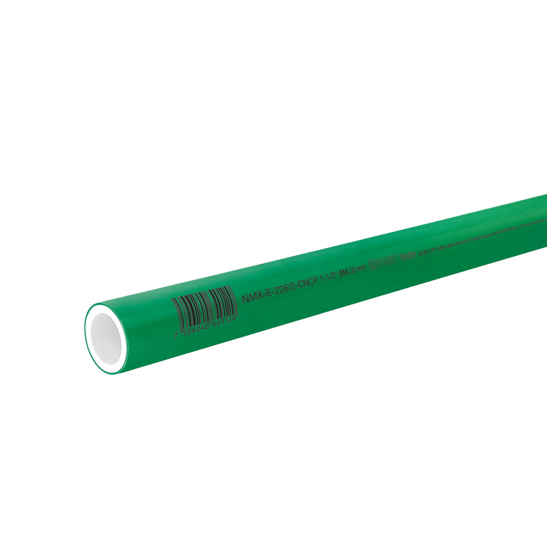 Tubo de 50mm (1-1/2") PPR hidráulico, 4m, 3.4kg, FOSET