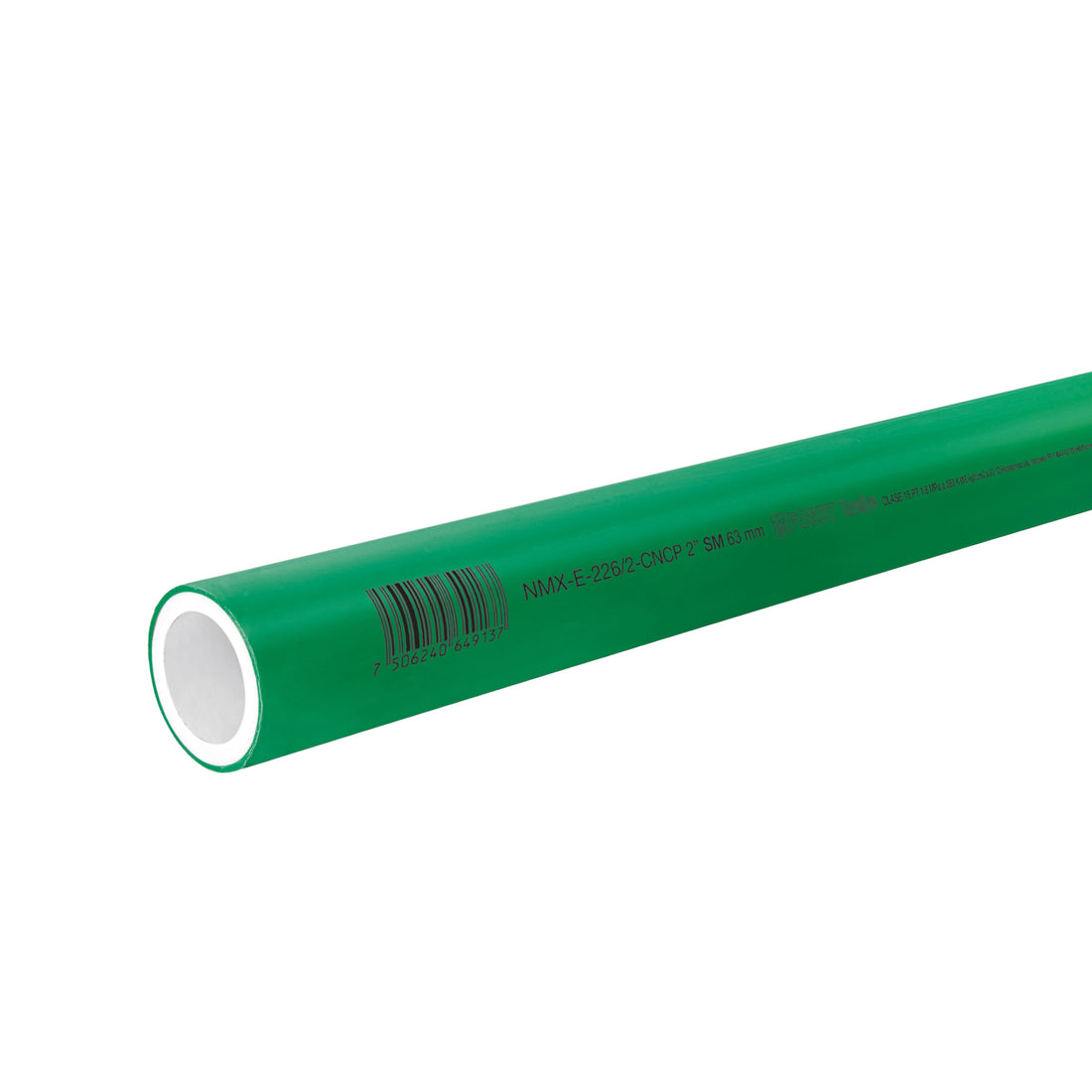 Tubo de 63mm (2") PPR hidráulico, 4m, 5.4kg, FOSET