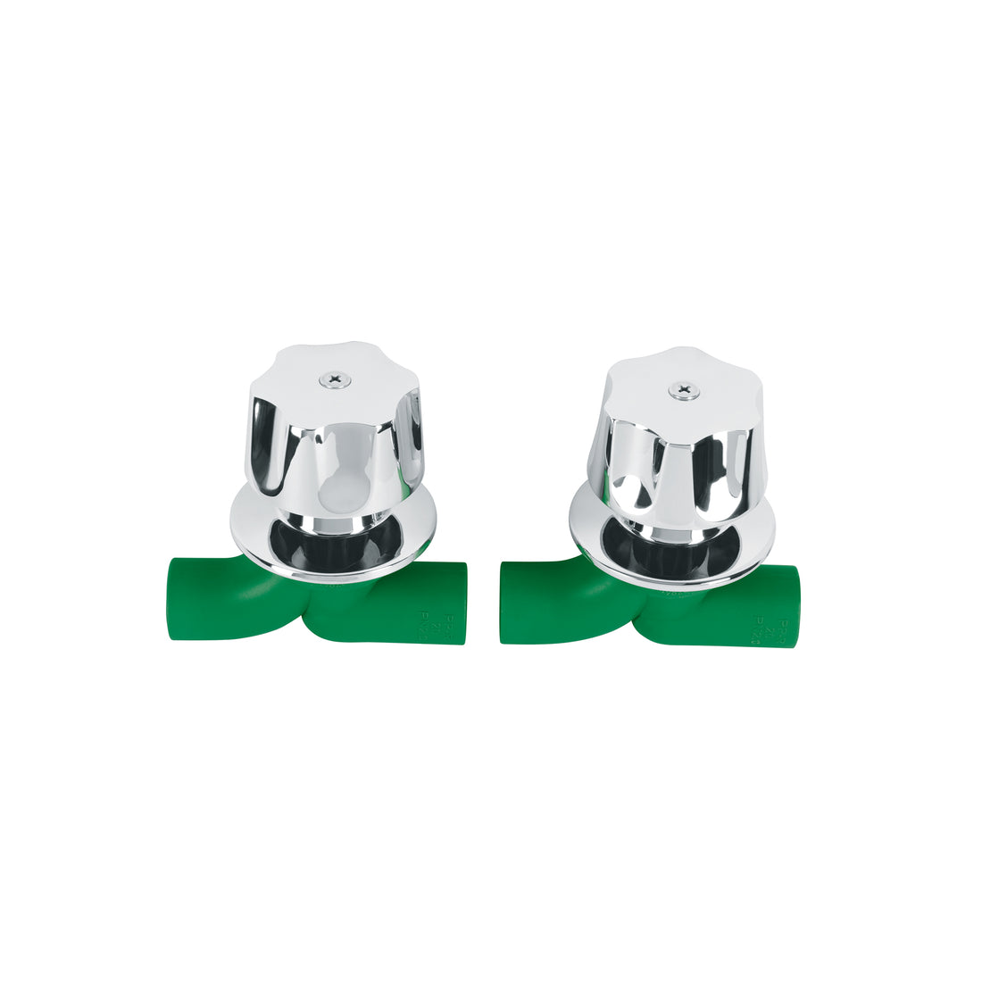 Juego de 2 llaves de empotrar PPR 1/2" con manerales, FOSET