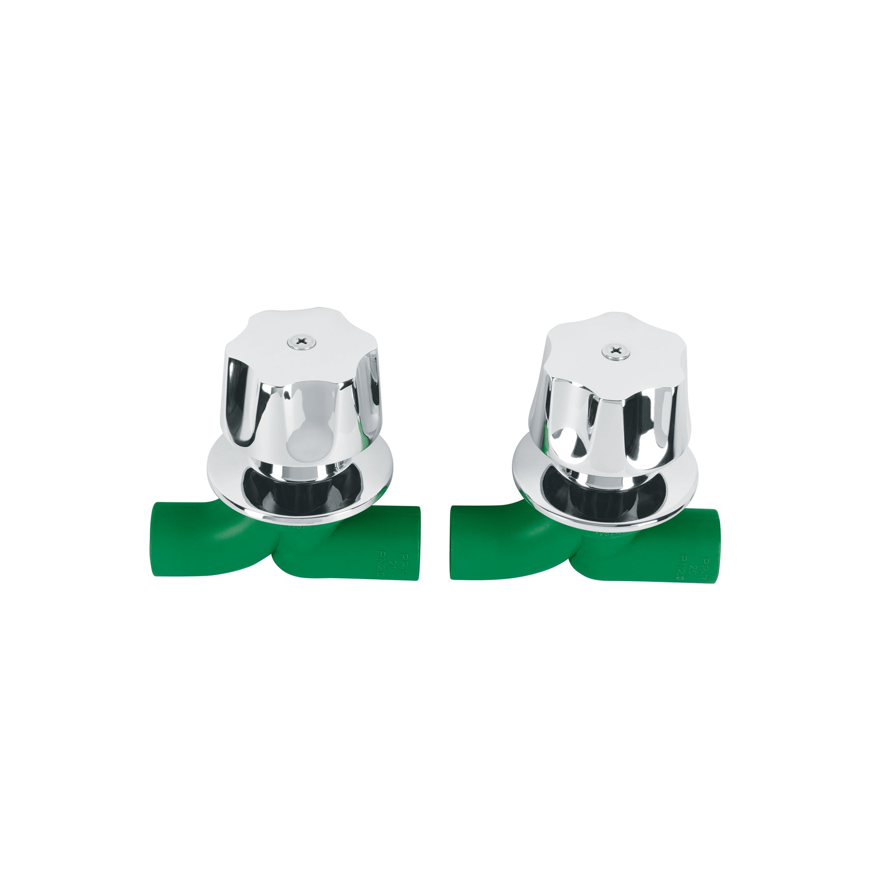 Juego de 2 llaves de empotrar PPR 1/2" con manerales, FOSET