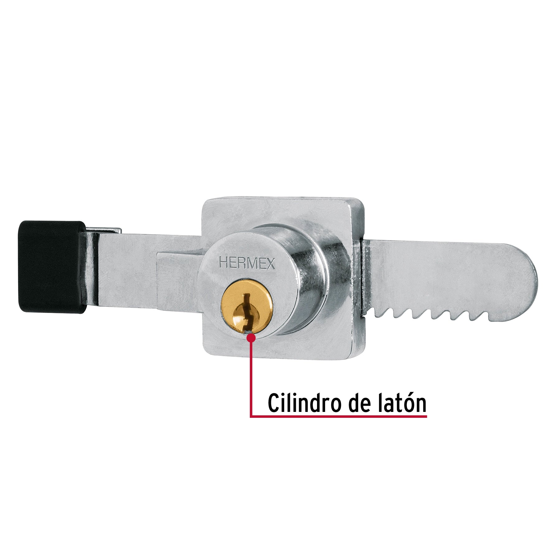 Cerradura para vitrina, HERMEX