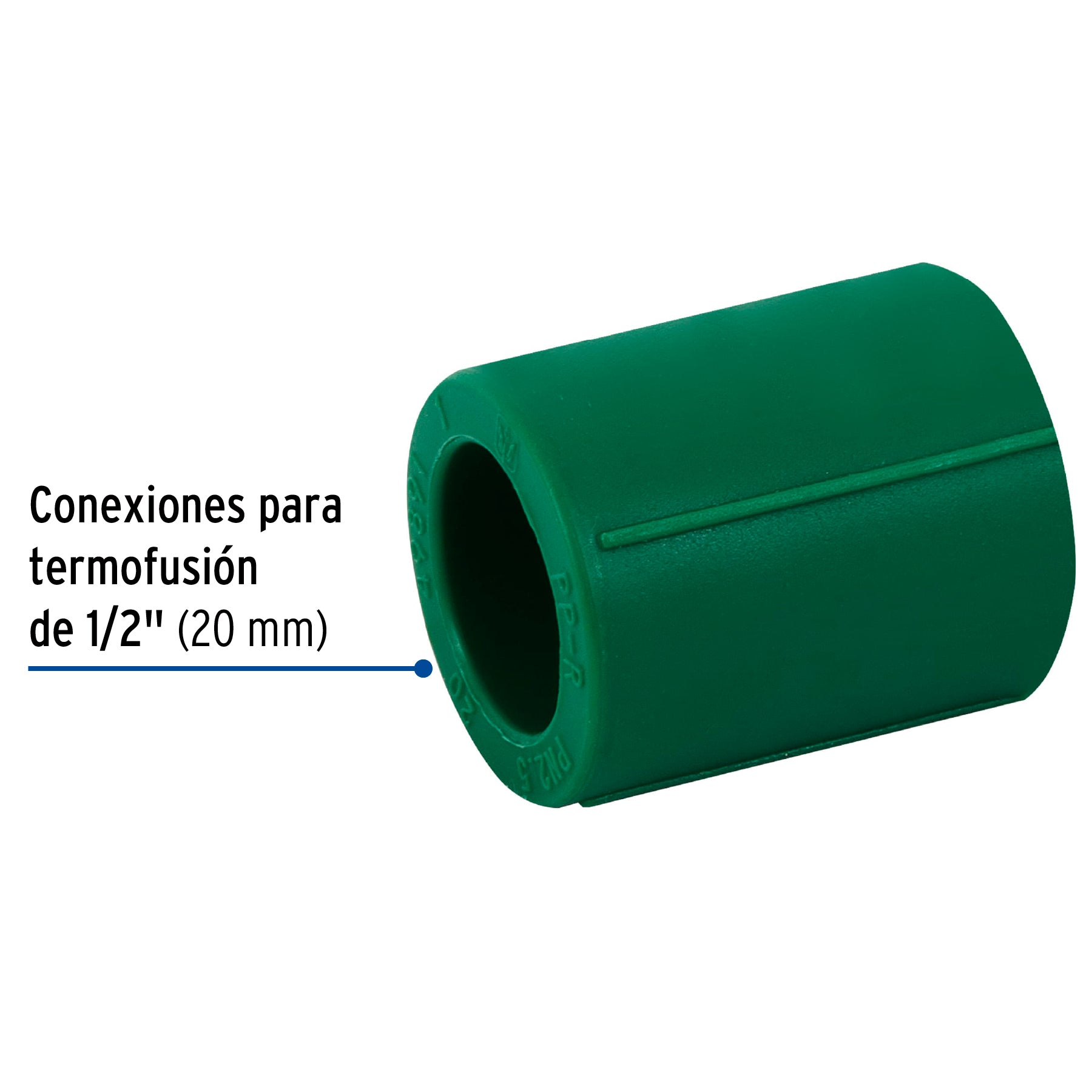 Cople de PPR, 1/2" (20mm), FOSET