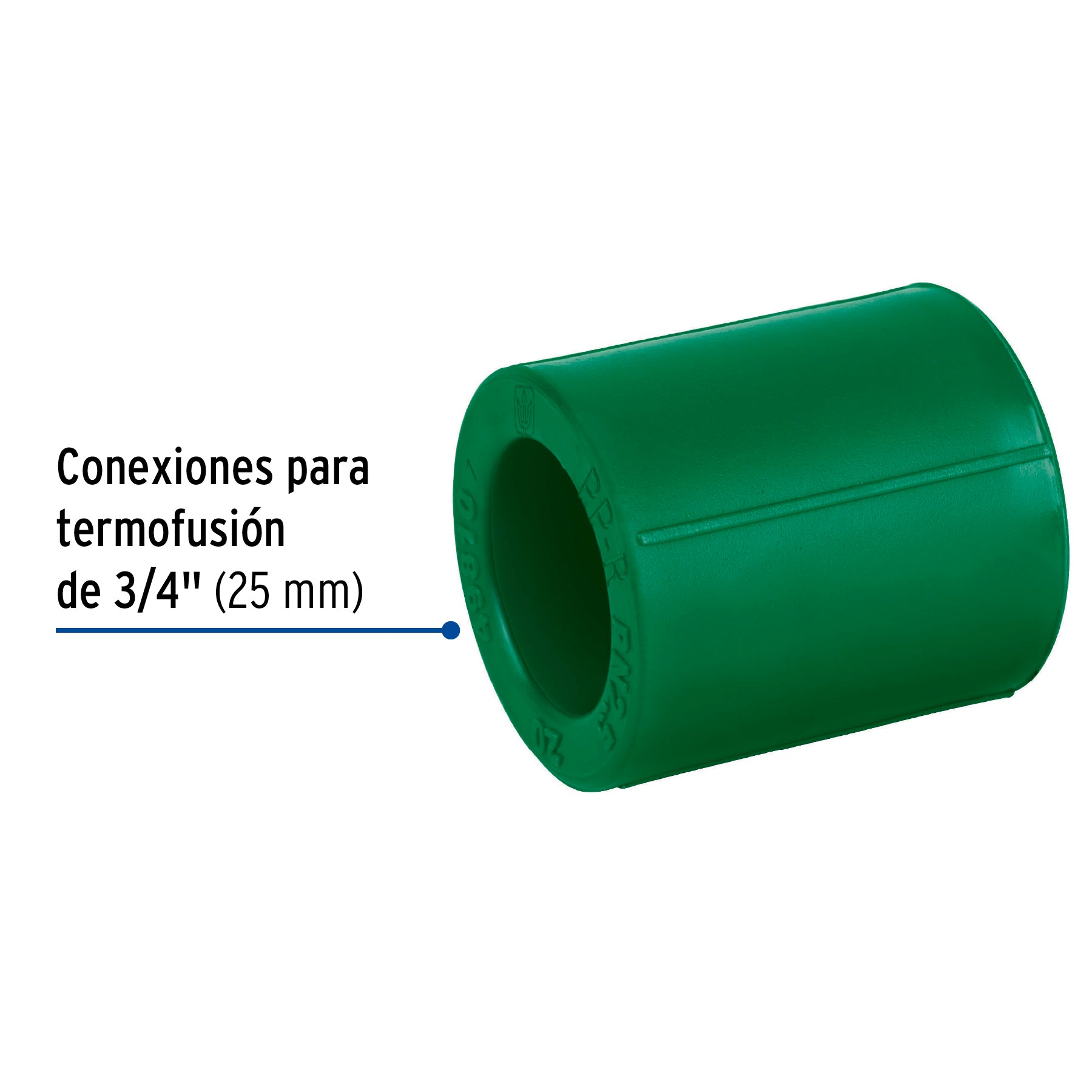 Cople de PPR, 3/4" (25mm), FOSET