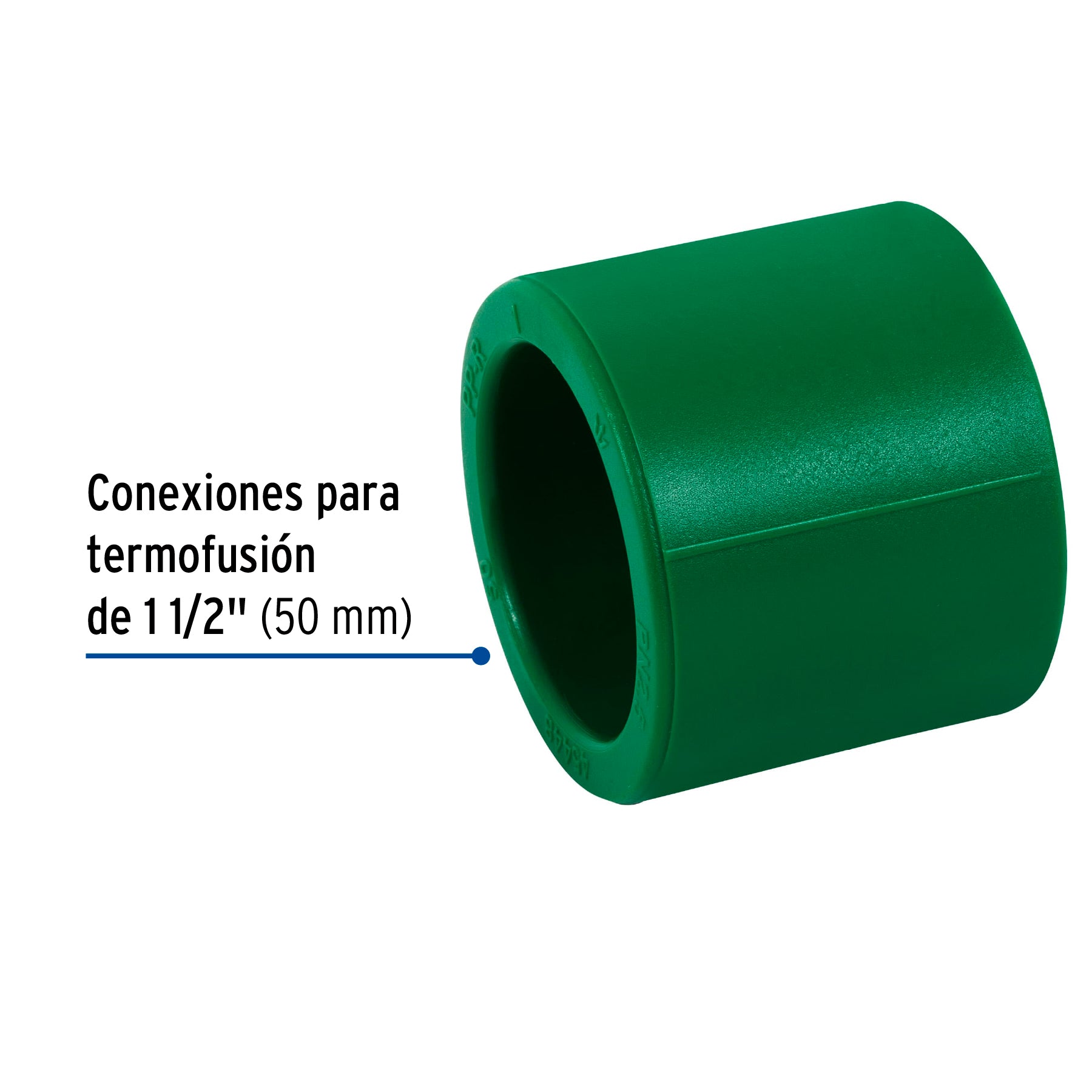 Cople de PPR, 1-1/2" (50mm), FOSET