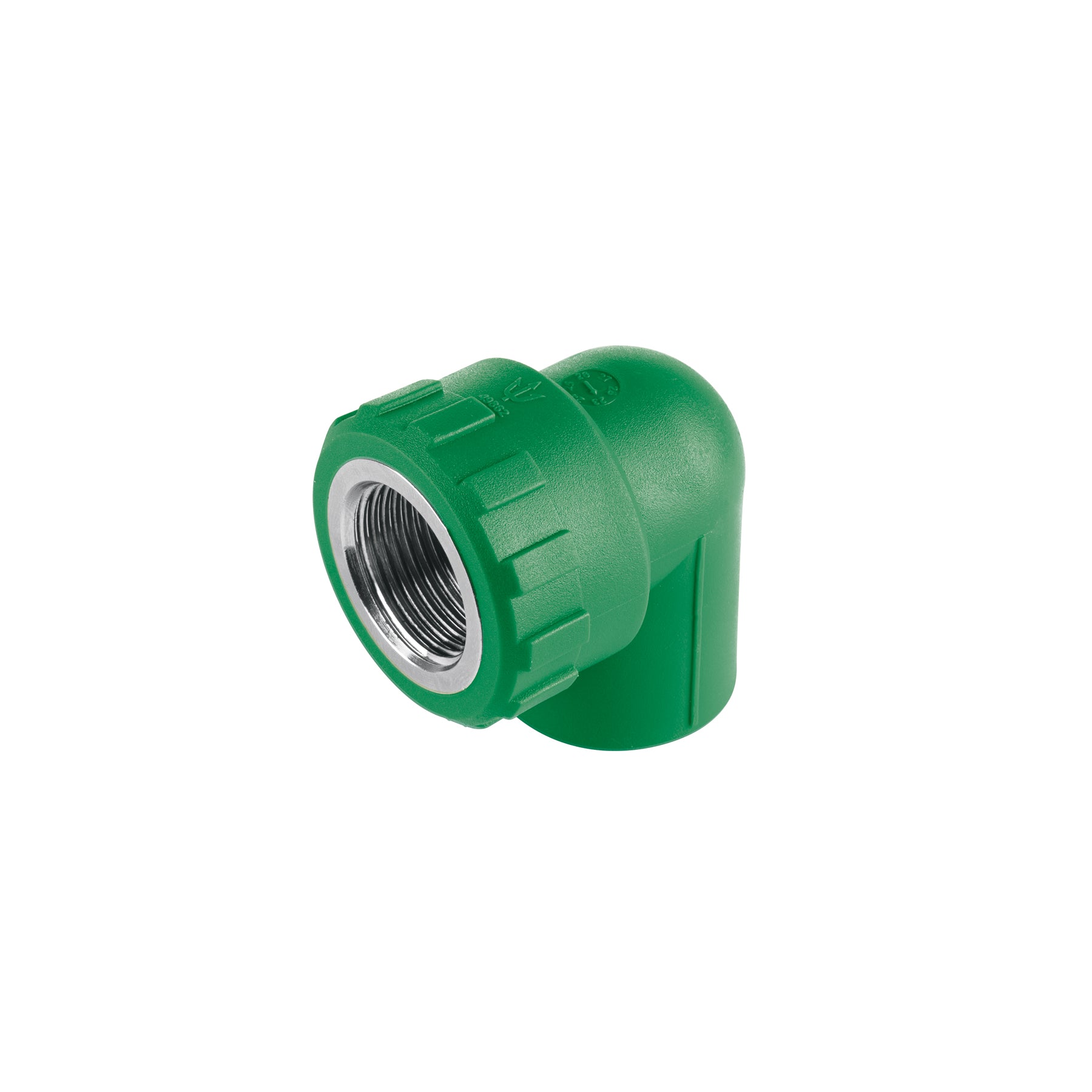 Codo 90° PPR, 3/4", rosca hembra con inserto metálico, FOSET