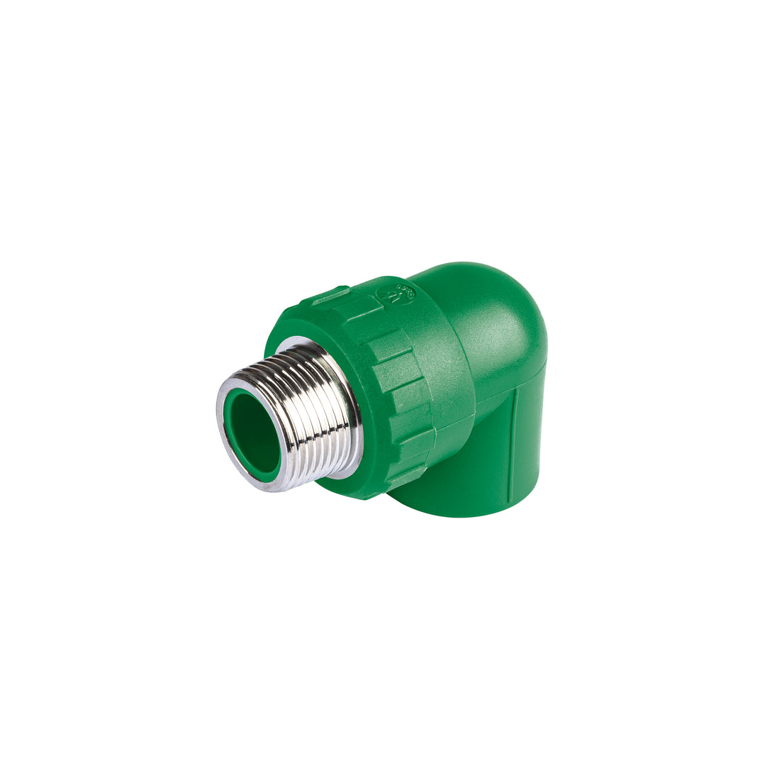 Codo 90° PPR, 3/4", rosca macho con inserto metálico, FOSET