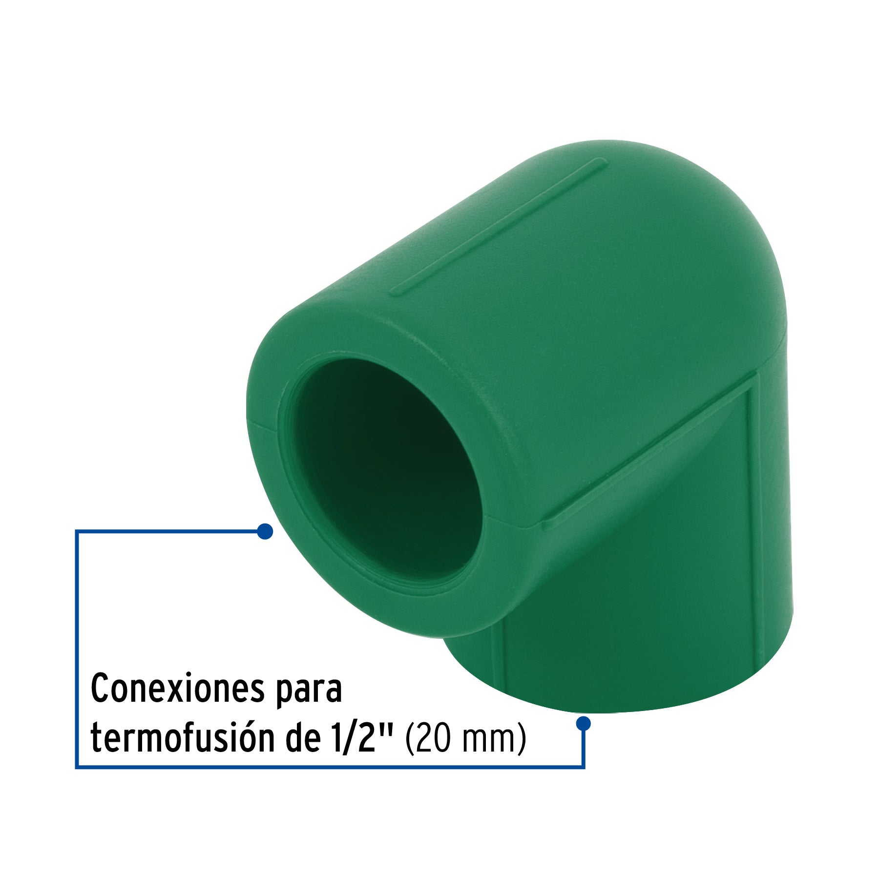 Codo 90° PPR, 1/2", FOSET