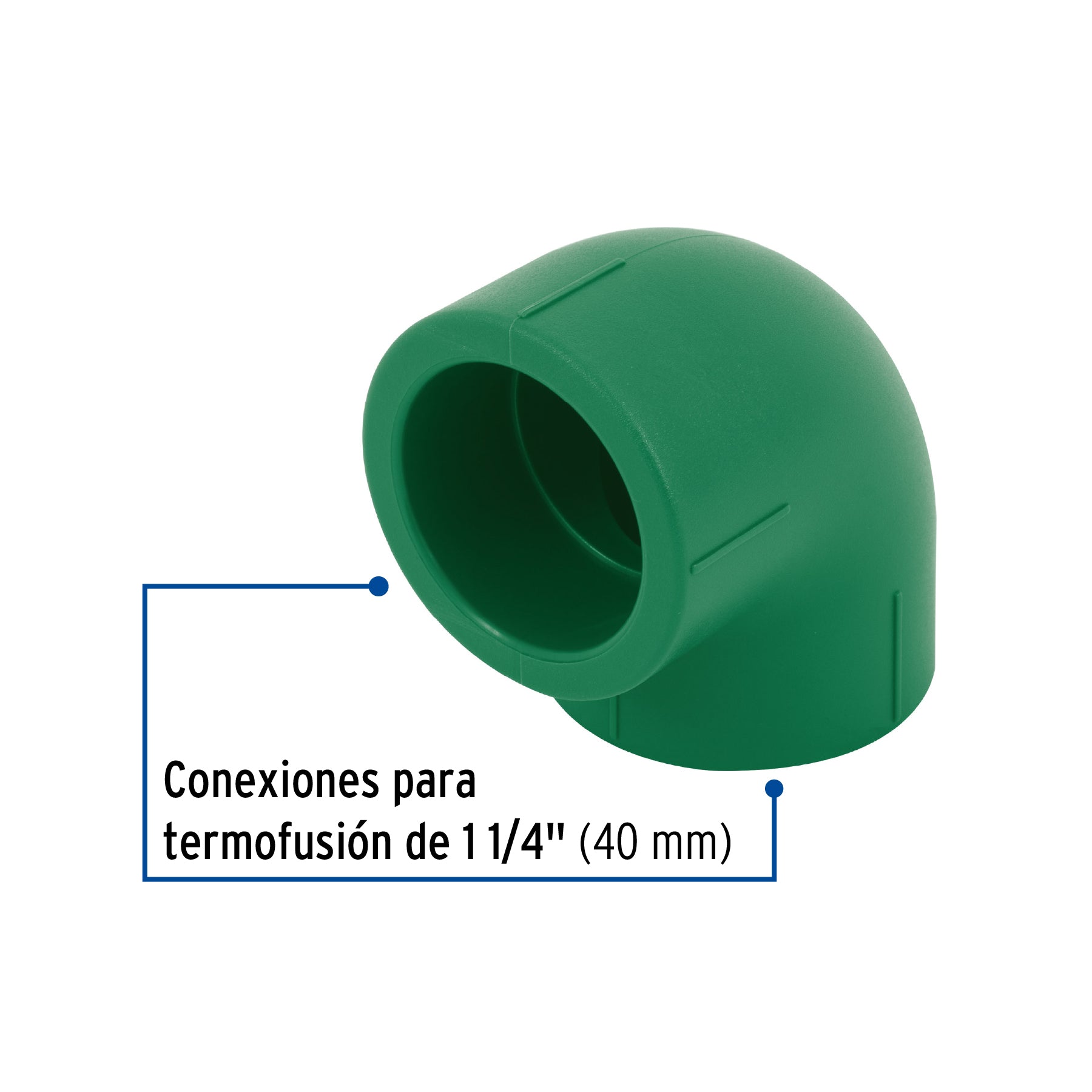 Codo 90° PPR, 1-1/4", FOSET
