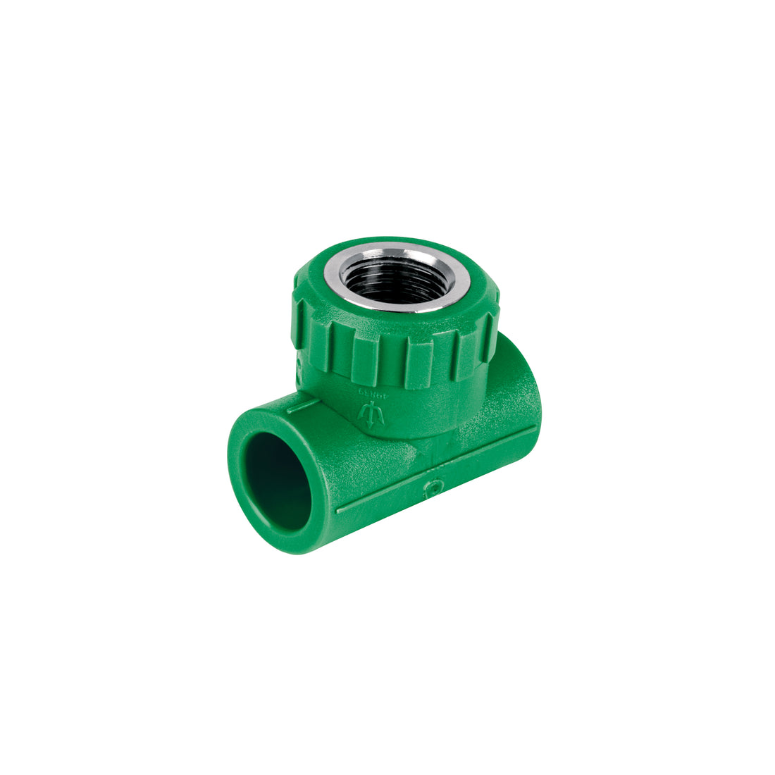 Tee hembra de PPR 1/2" con inserto metálico, FOSET