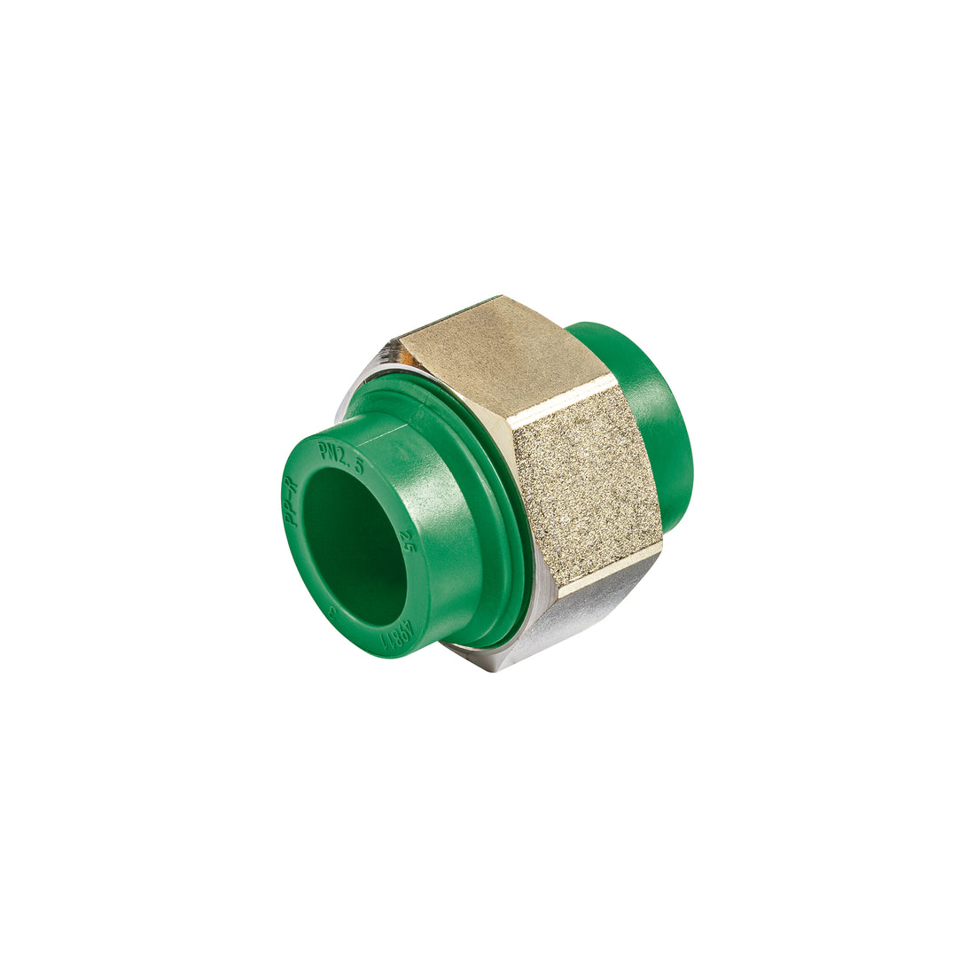 Tuerca unión PPR, tuerca latón, 3/4", FOSET