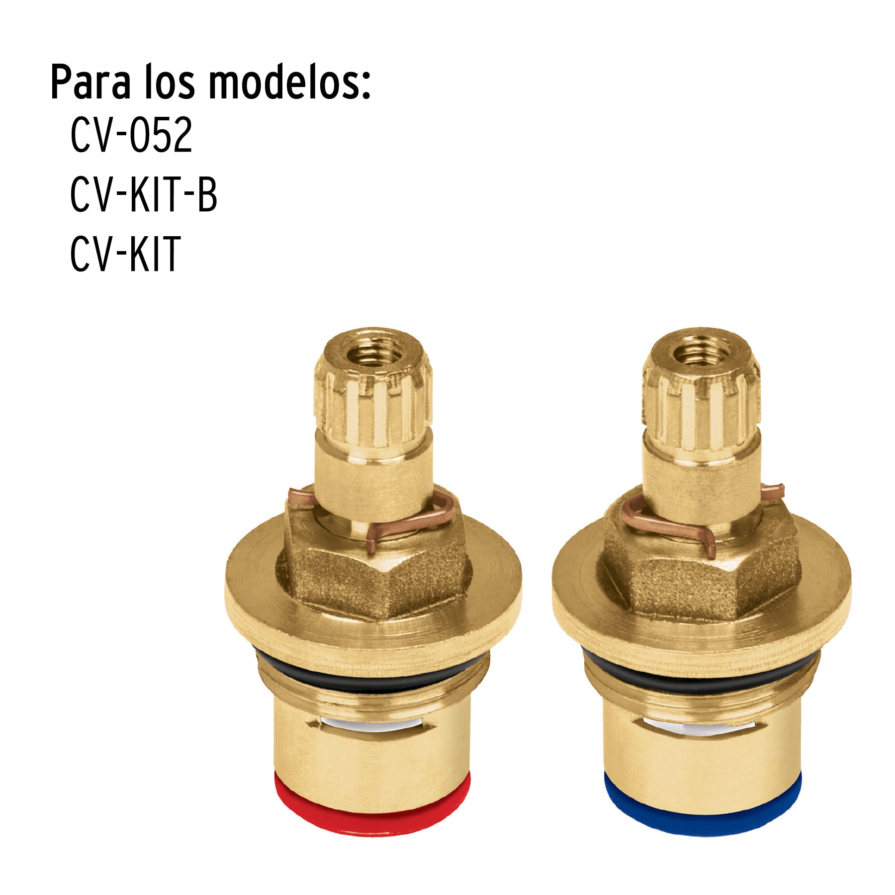 Juego 2 cartuchos cerámicos para llaves de empotrar PPR