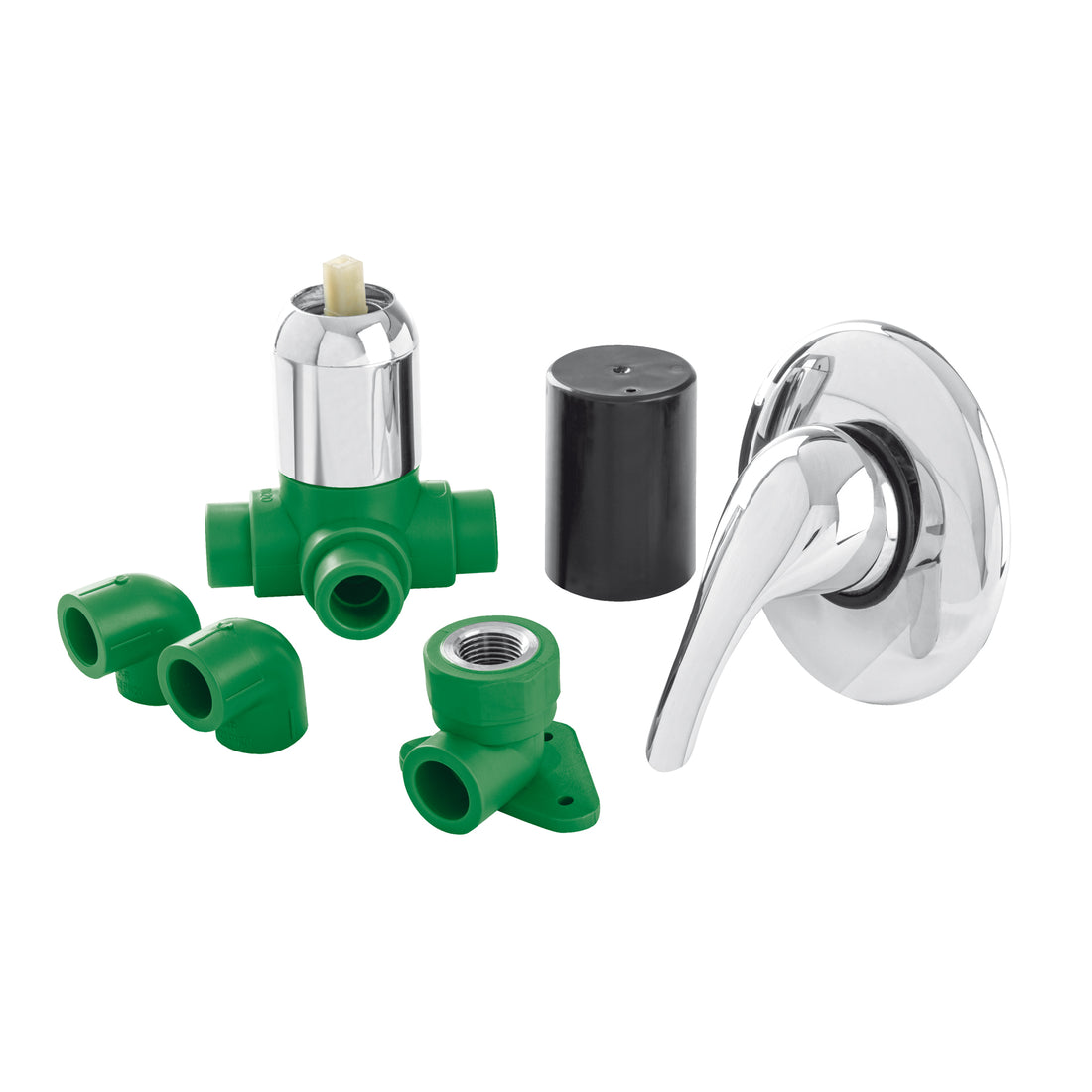 Kit de instalación p/regadera PPR 1/2" con monomando, FOSET