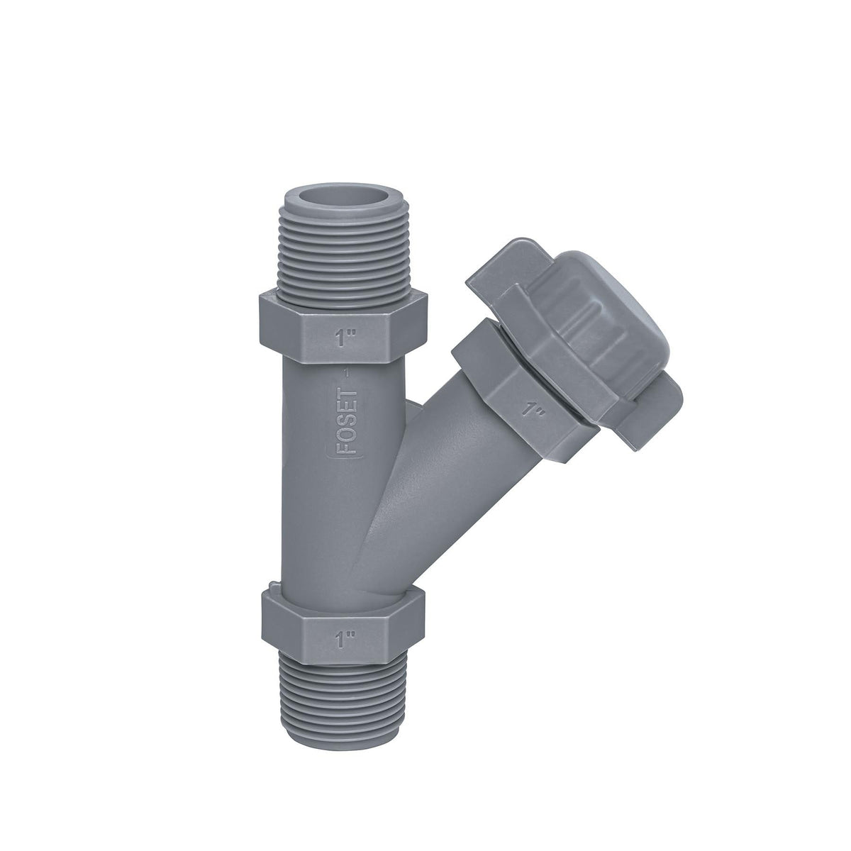 Conector Yee de polipropileno de 1" para bomba p/agua, FOSET