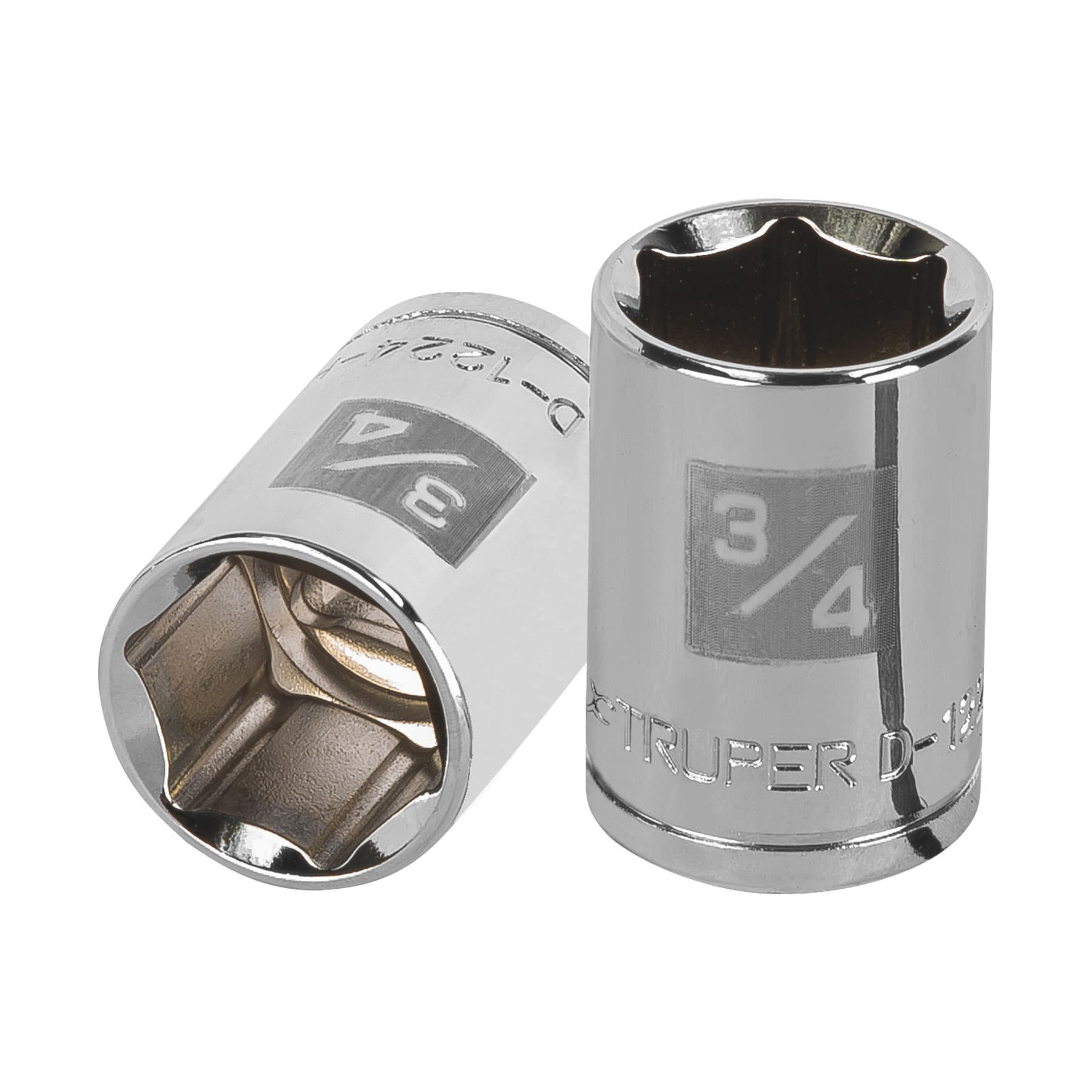 Dado de 3/4", 6 puntas, cuadro 1/2", TRUPER