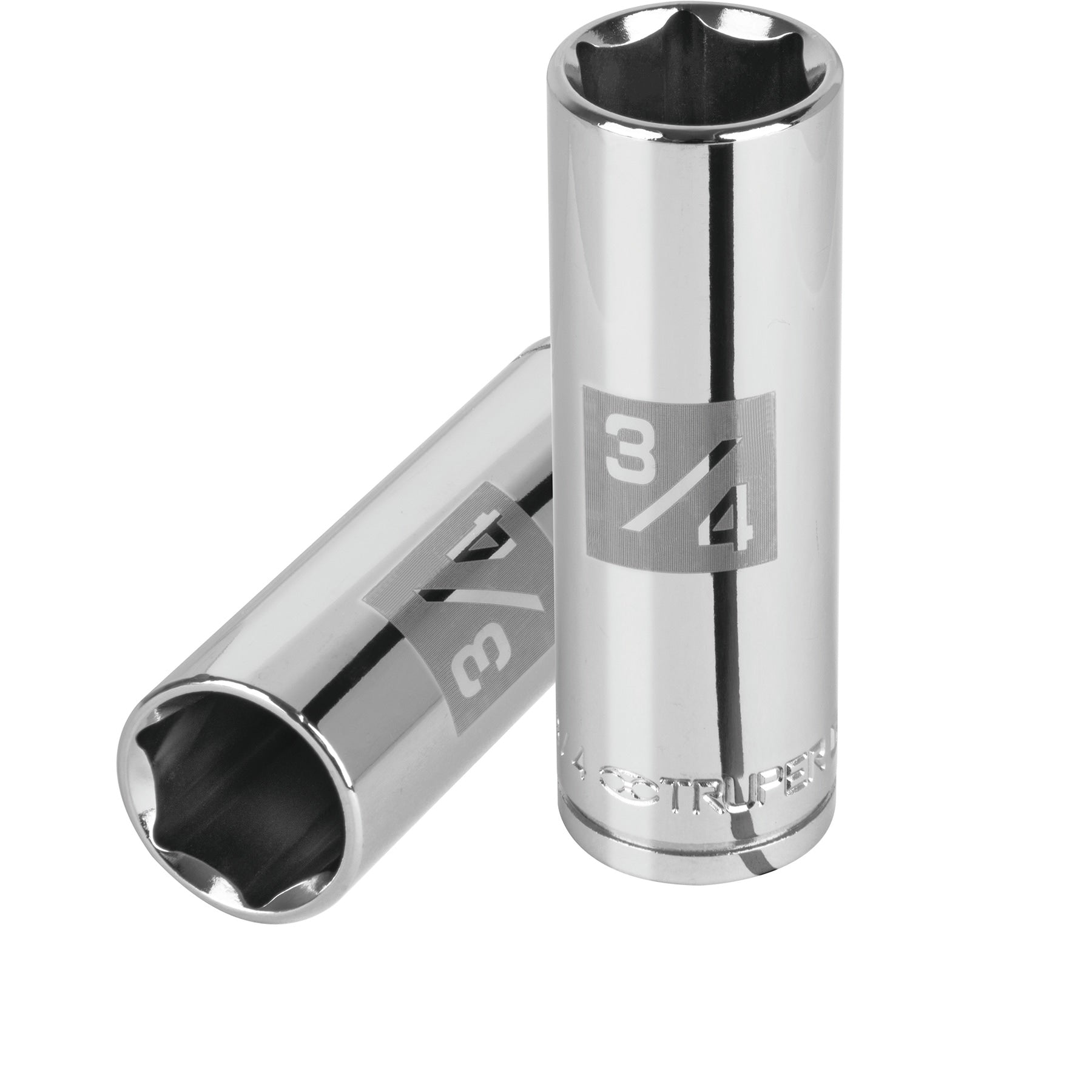 Dado largo de 3/4", 6 puntas, cuadro 1/2", TRUPER