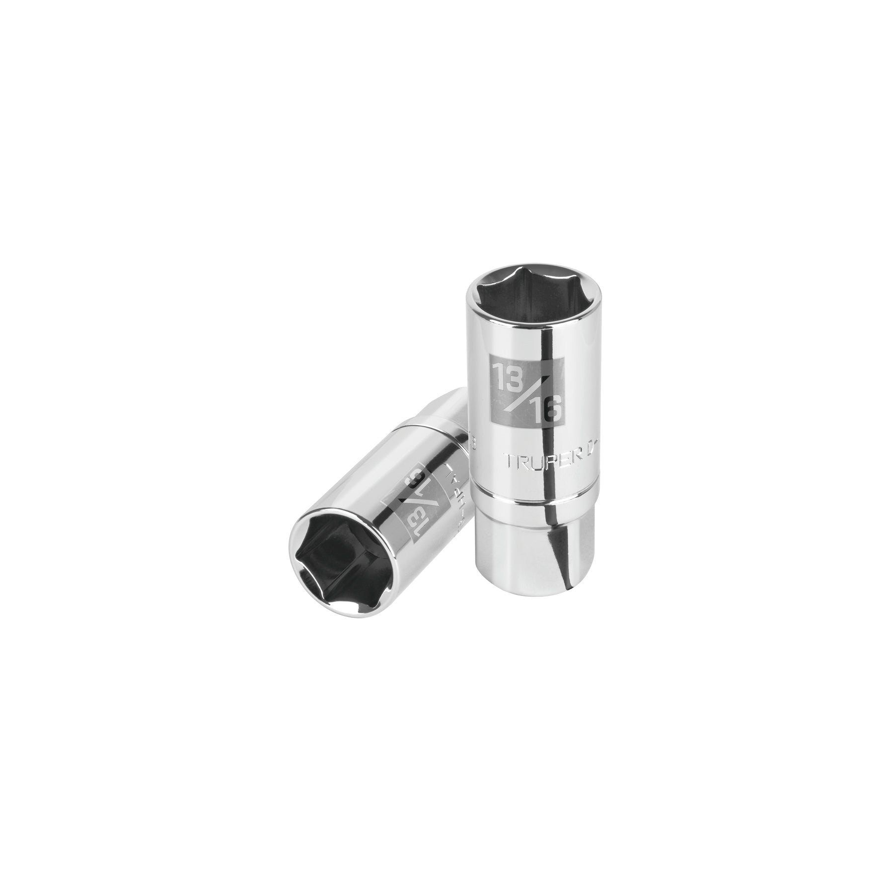 Dado largo para bujía de 13/16", 6 puntas, cuadro 1/2"