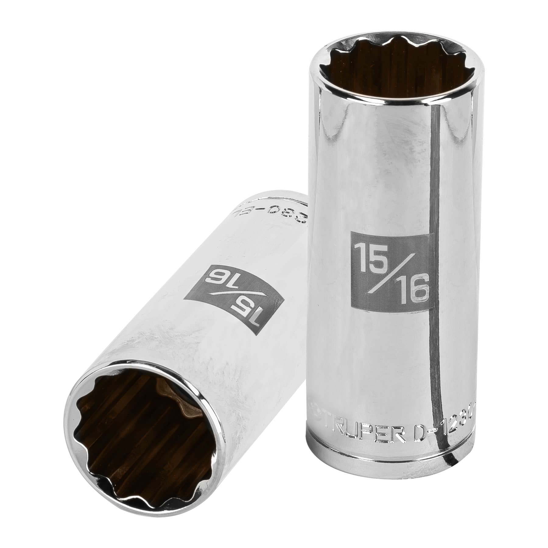 Dado largo de 15/16", 12 puntas, cuadro 1/2", TRUPER