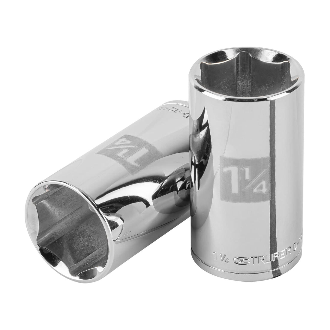 Dado largo de 1-1/4", 6 puntas, cuadro 1/2", TRUPER