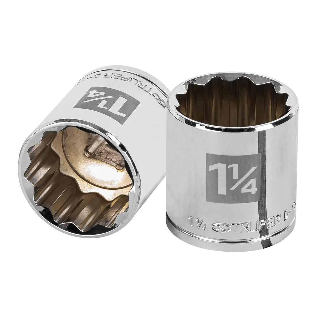 Dado de 1-1/4", 12 puntas, cuadro 1/2", TRUPER