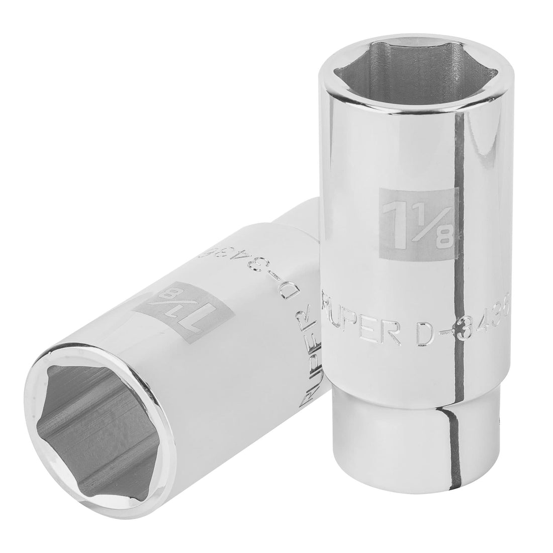 Dado largo de 1-1/8", 6 puntas, cuadro 3/4", TRUPER