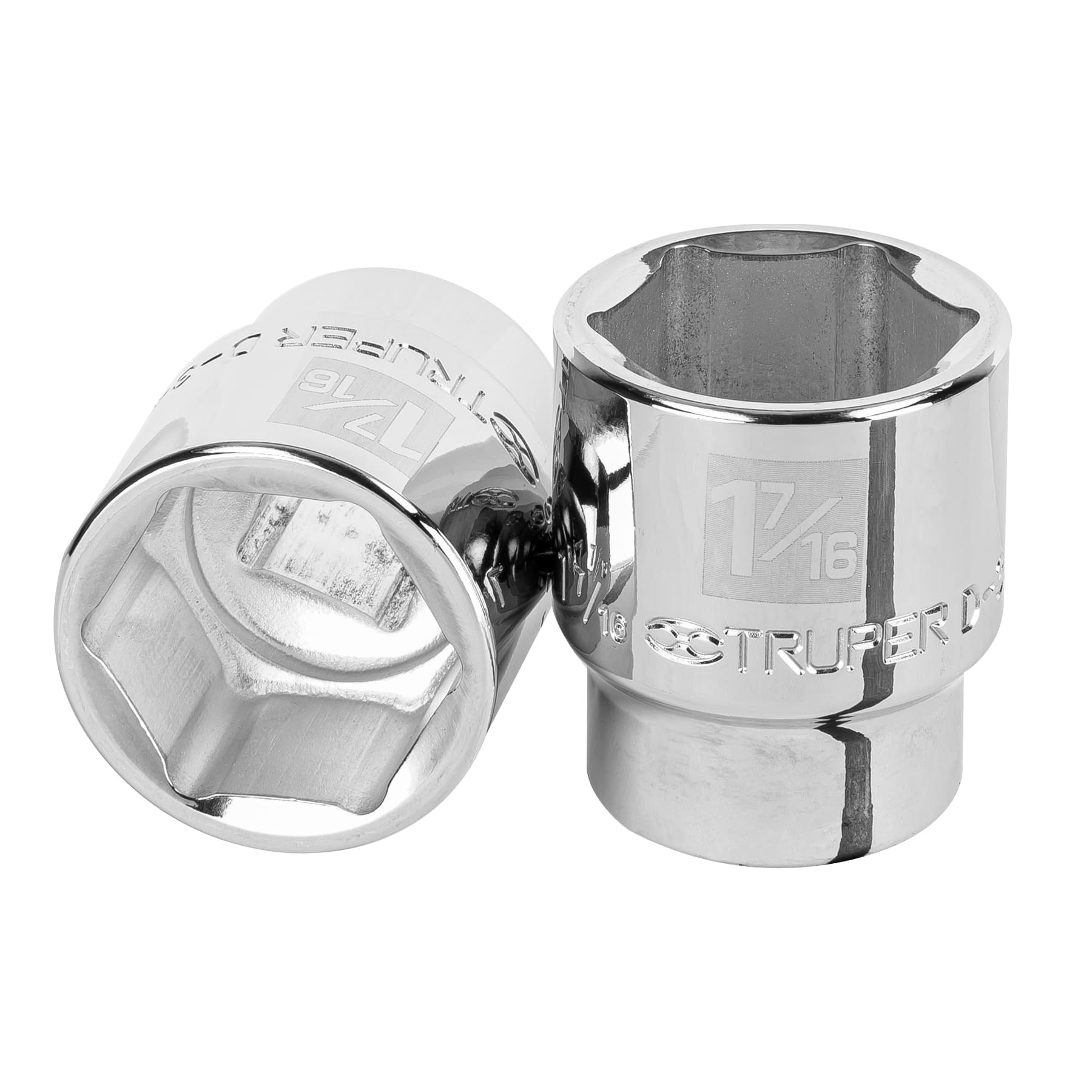 Dado de 1-7/16", 6 puntas, cuadro 3/4", TRUPER